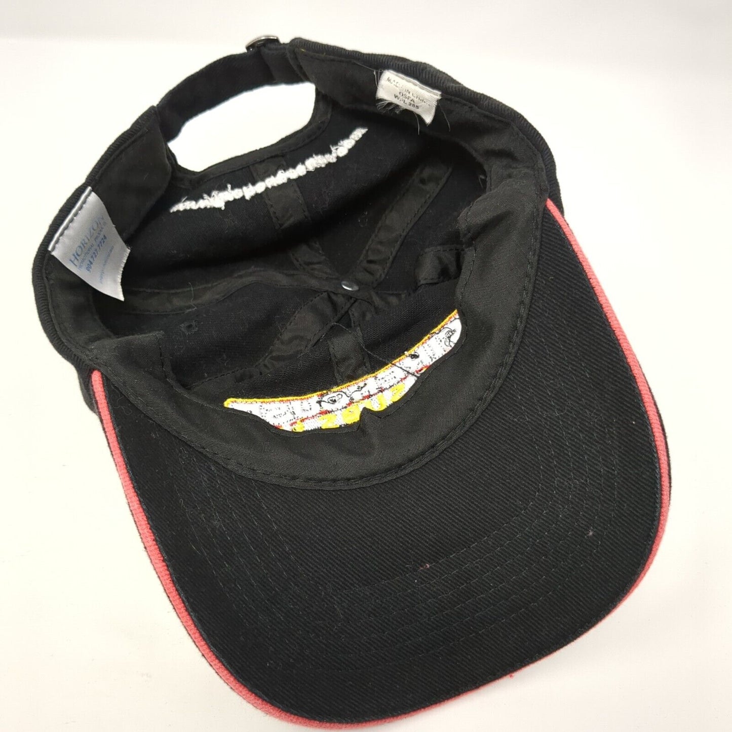 Firehouse Subs Founded by Firemen Slideback Hat Black OS Adjustable Embroidered