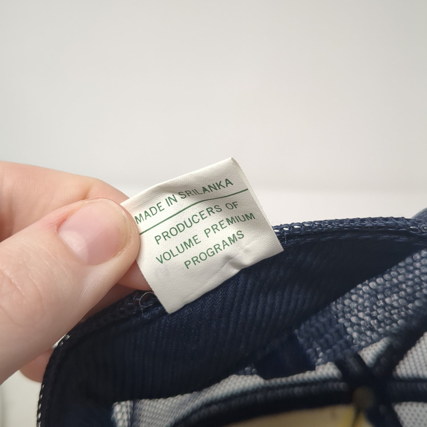 Police Training Institute Snapback Rope Trucker Hat Blue One Size Mesh Back