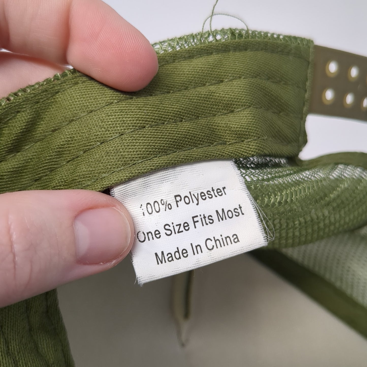 JFTP Jesus For The People Snapback Rope Trucker Hat Green One Size Mesh Back