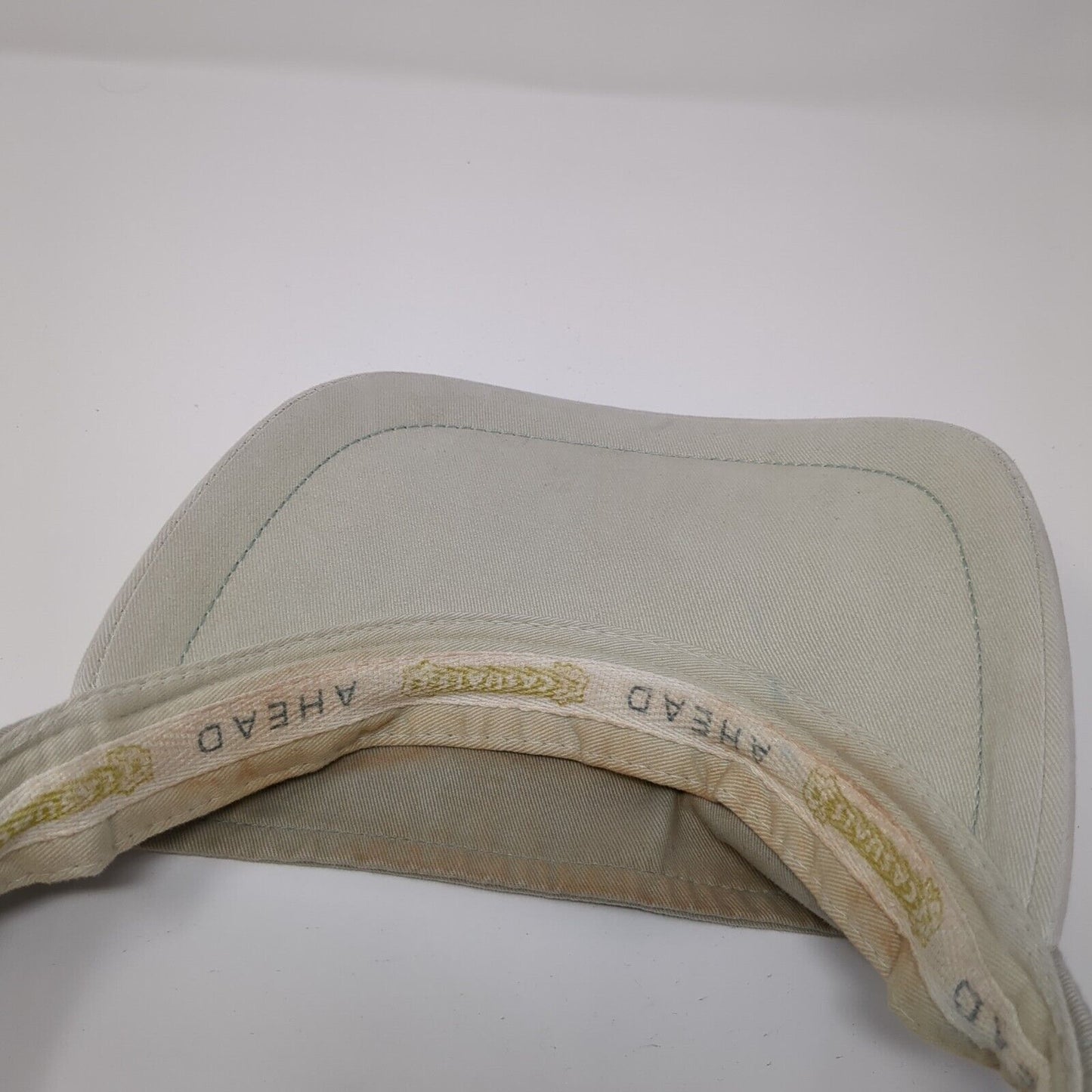 Ahead Casuals Strapback Sun Visor Hat Tan One Size Adjustable Blank