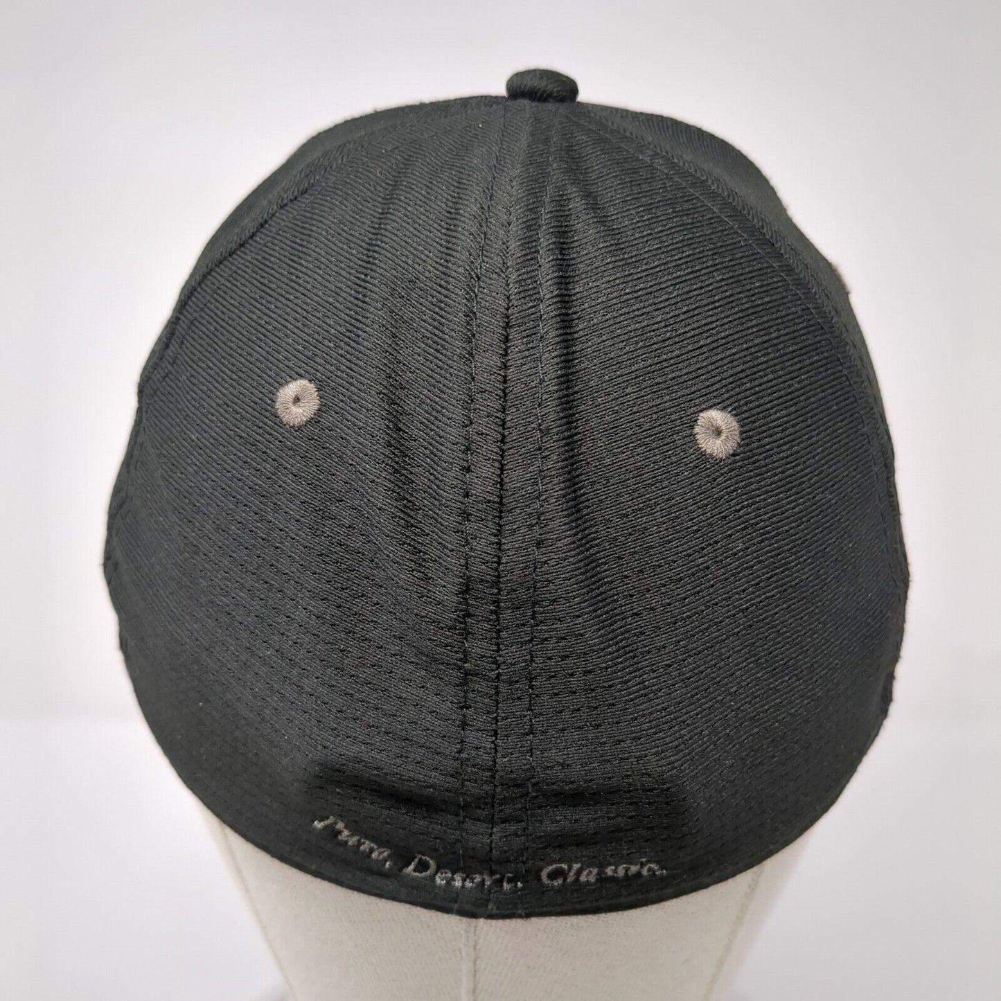 Troon North Troon Golf Fitted Hat Black S/M A-Flex Embroidered 6 Panel