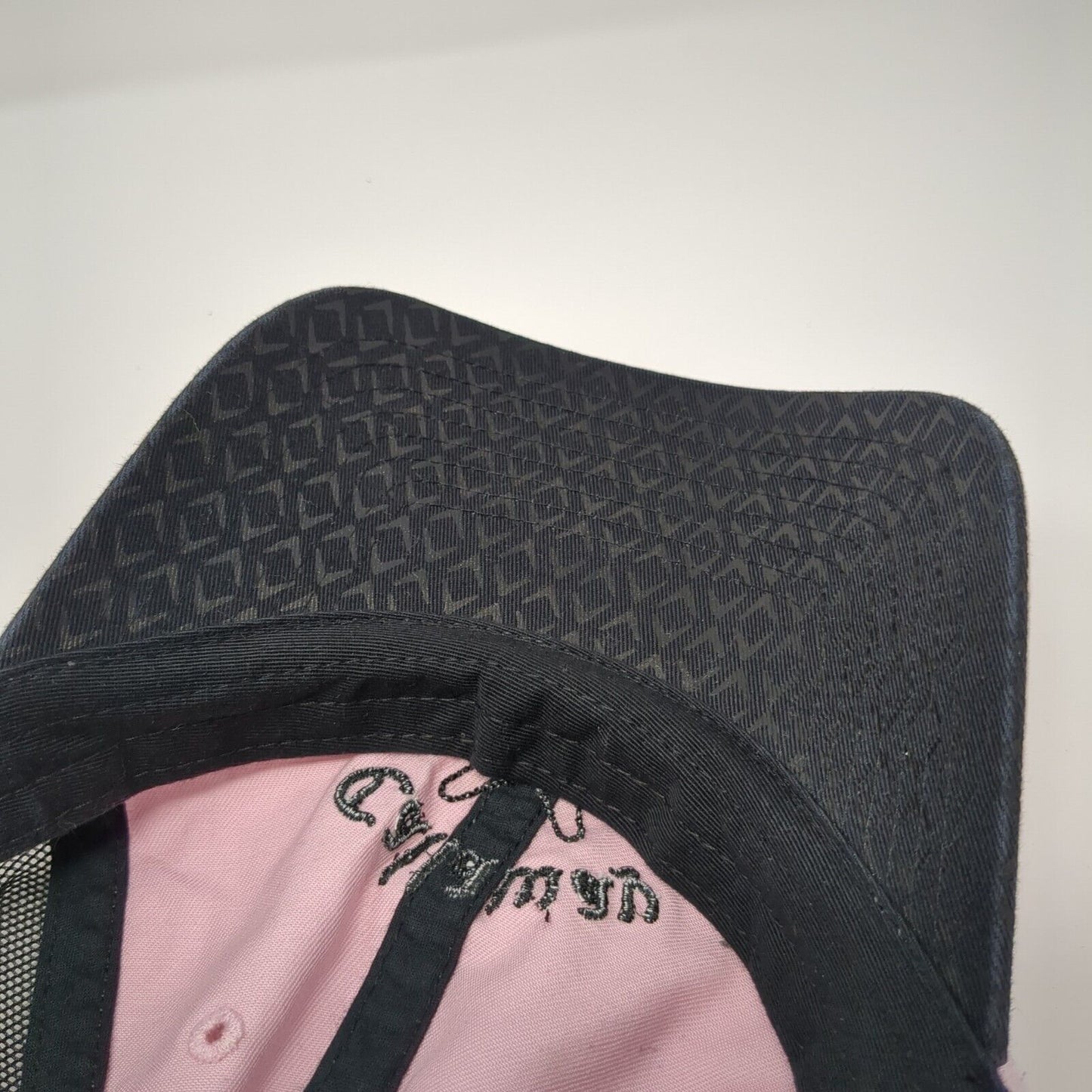 Callaway Golf Strapback Mesh Back Trucker Hat Pink One Size Rhinestone