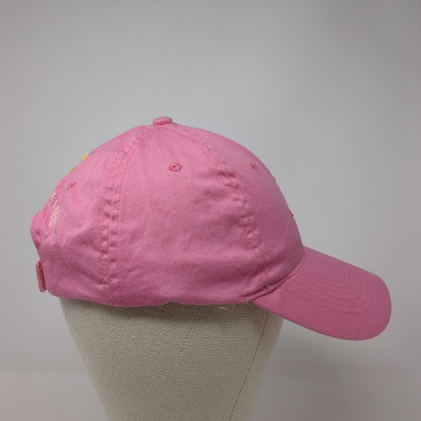 NAPA All Out For The Cure Strapback Hat Pink One Size Adjustable Embroidered