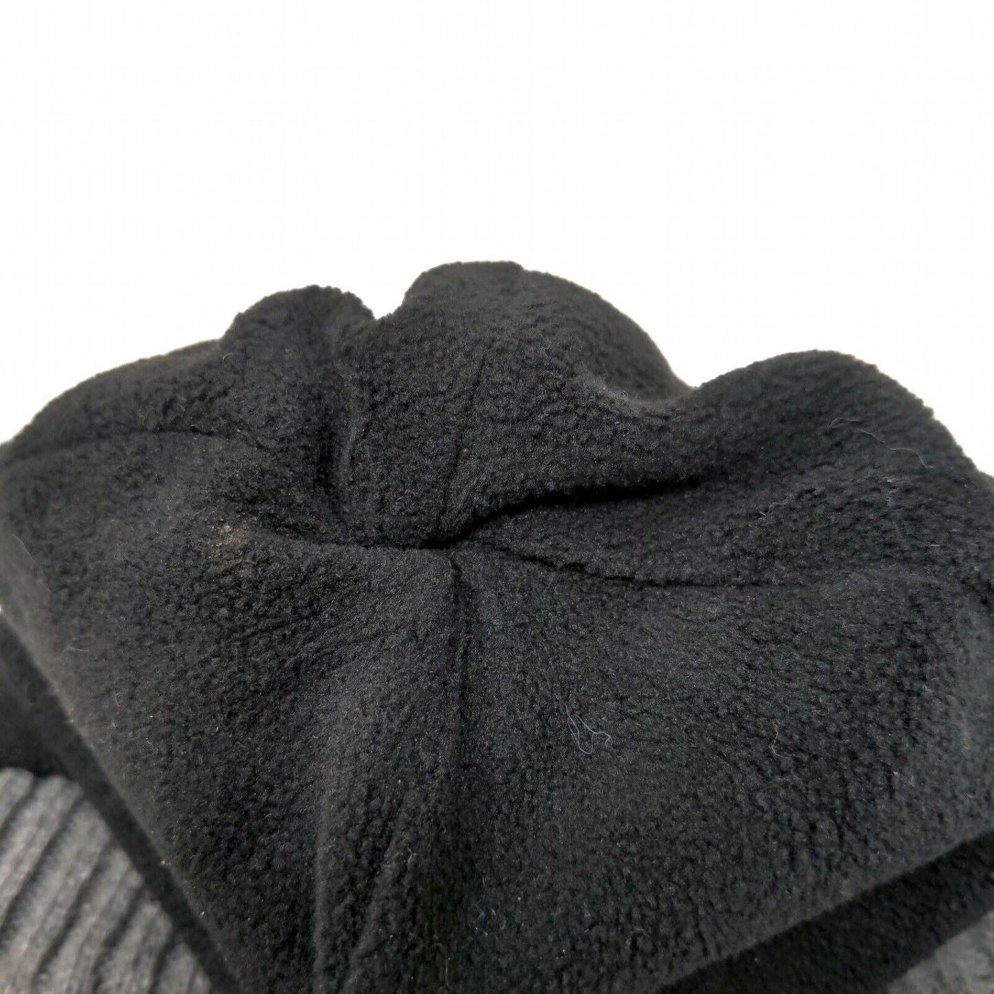 George Ribbed Knit Beanie Hat Gray One Size Lined Solid Outdoor