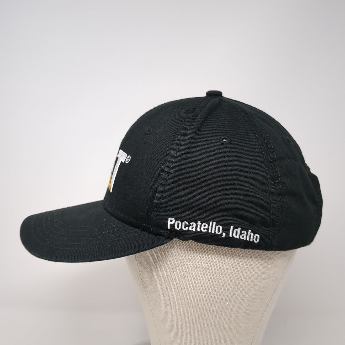 CAT Logo Western States Strapback Hat Black One Size Pocatello Idaho