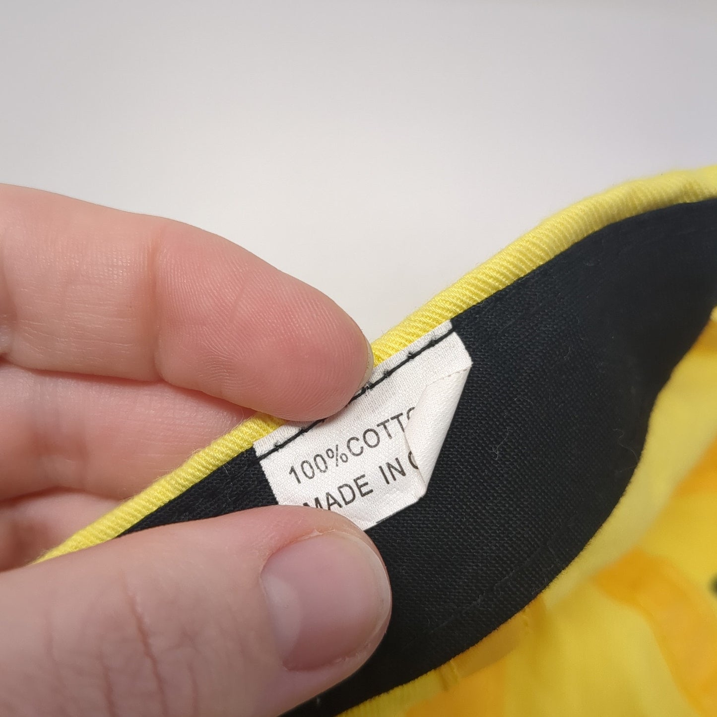 Sun Marble Strapback Baseball Cap Yellow One Size Adjustable Embroidered 6 Panel