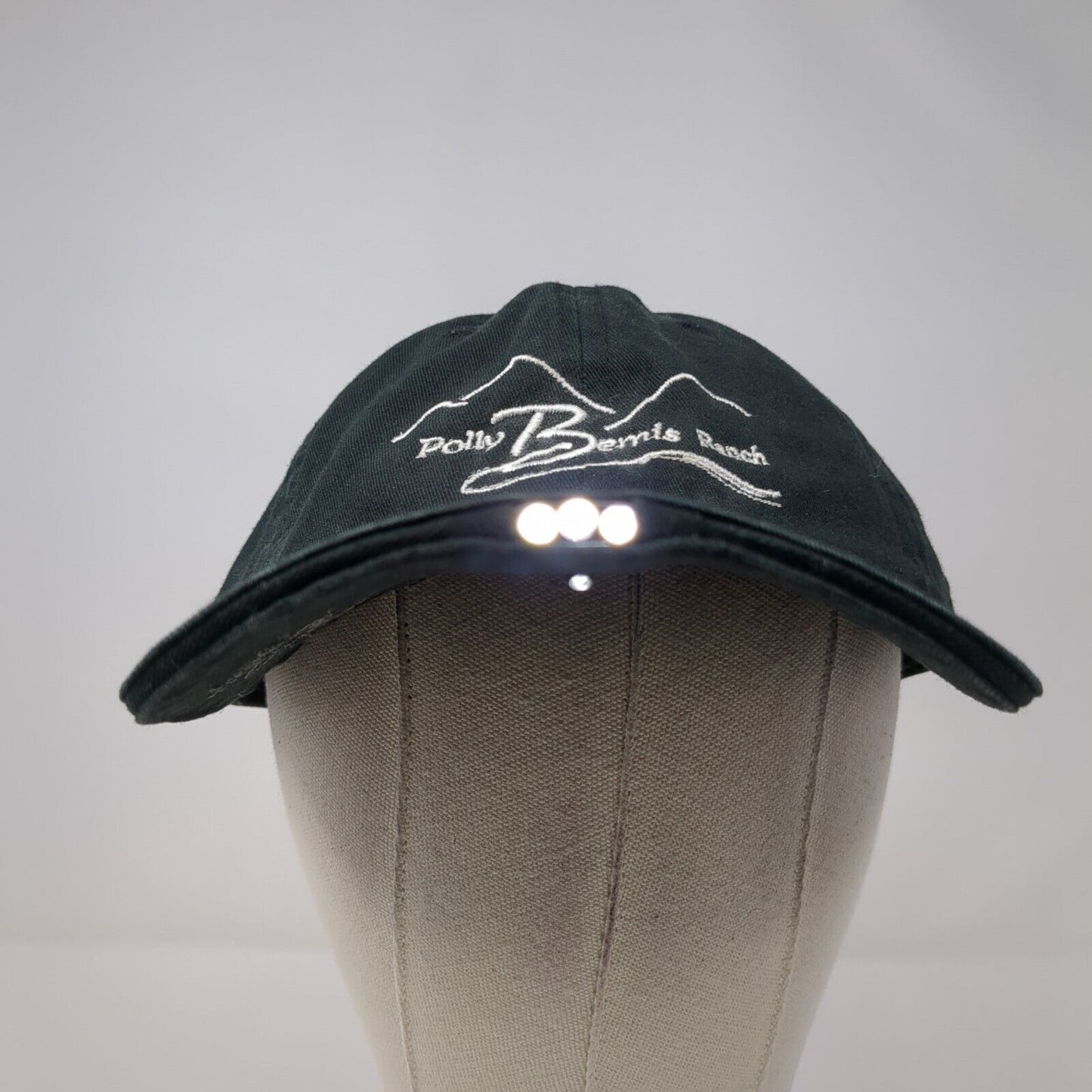 Polly Bemis Ranch Strapback Hat Black One Size Adjustable Torch Cap Outdoor Cap