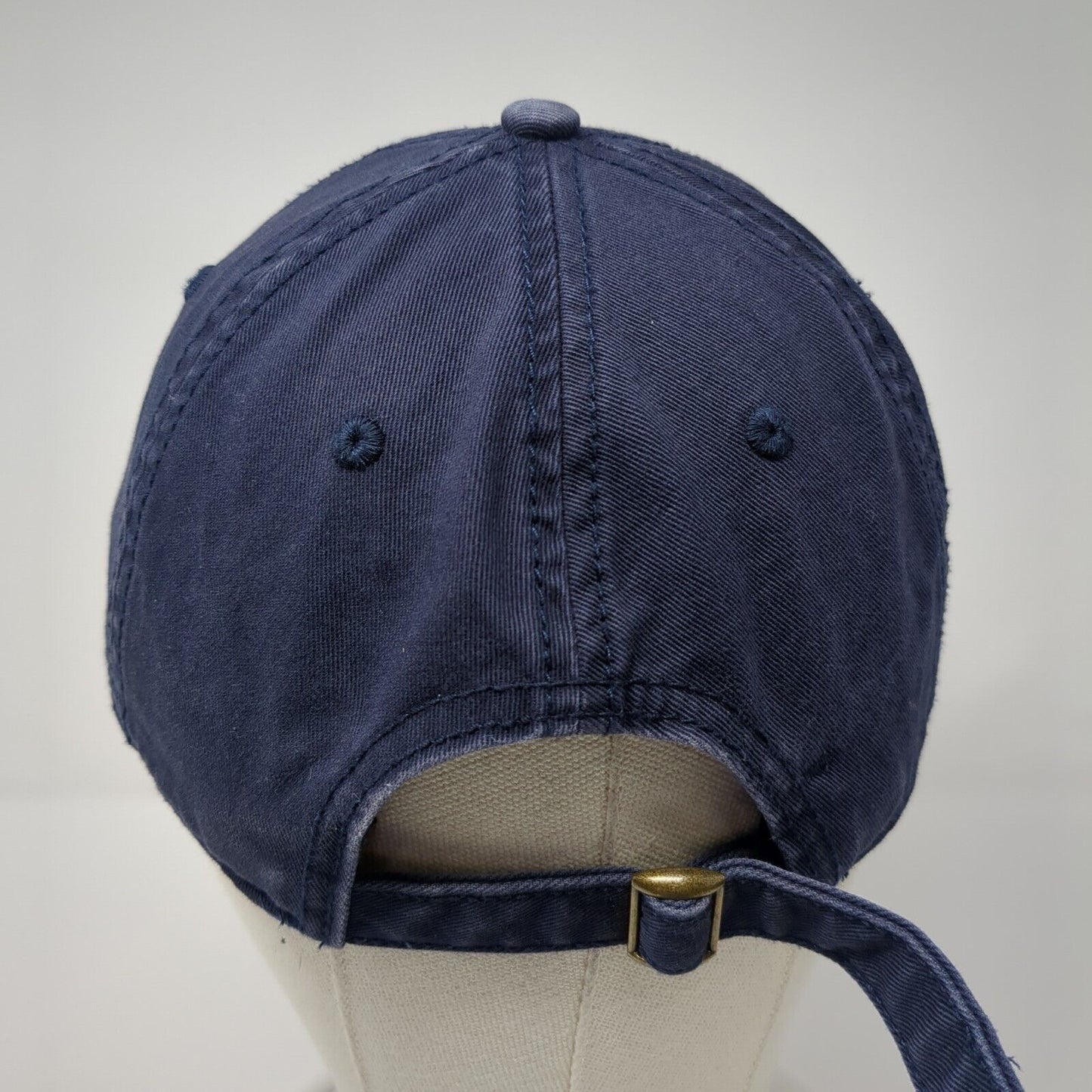 Super Mario Slideback Hat Blue One Size Solid Embroidered Nintendo