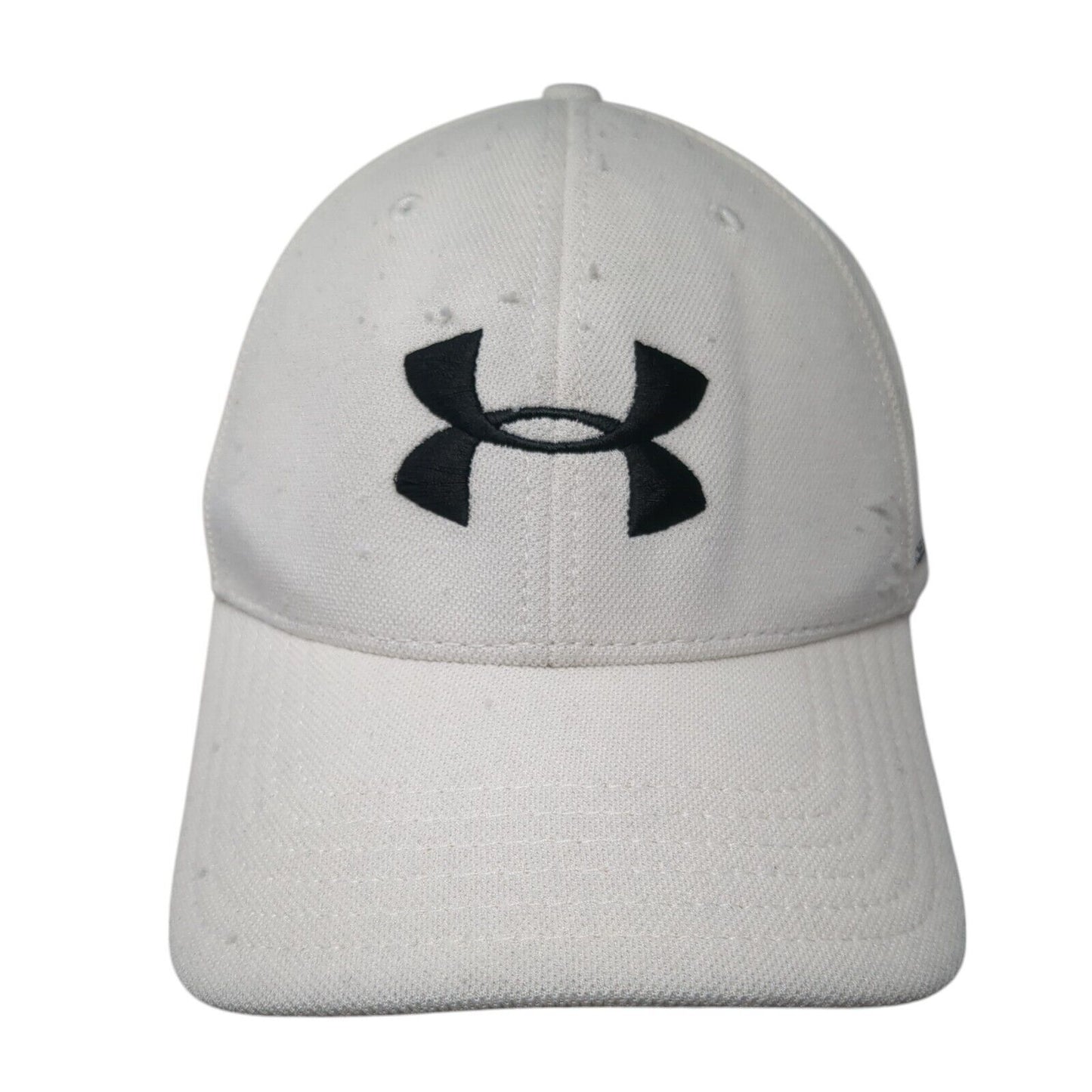 Under Armour Fitted Hat White Size L/XL Embroidered 6 Panel I Will Polyester