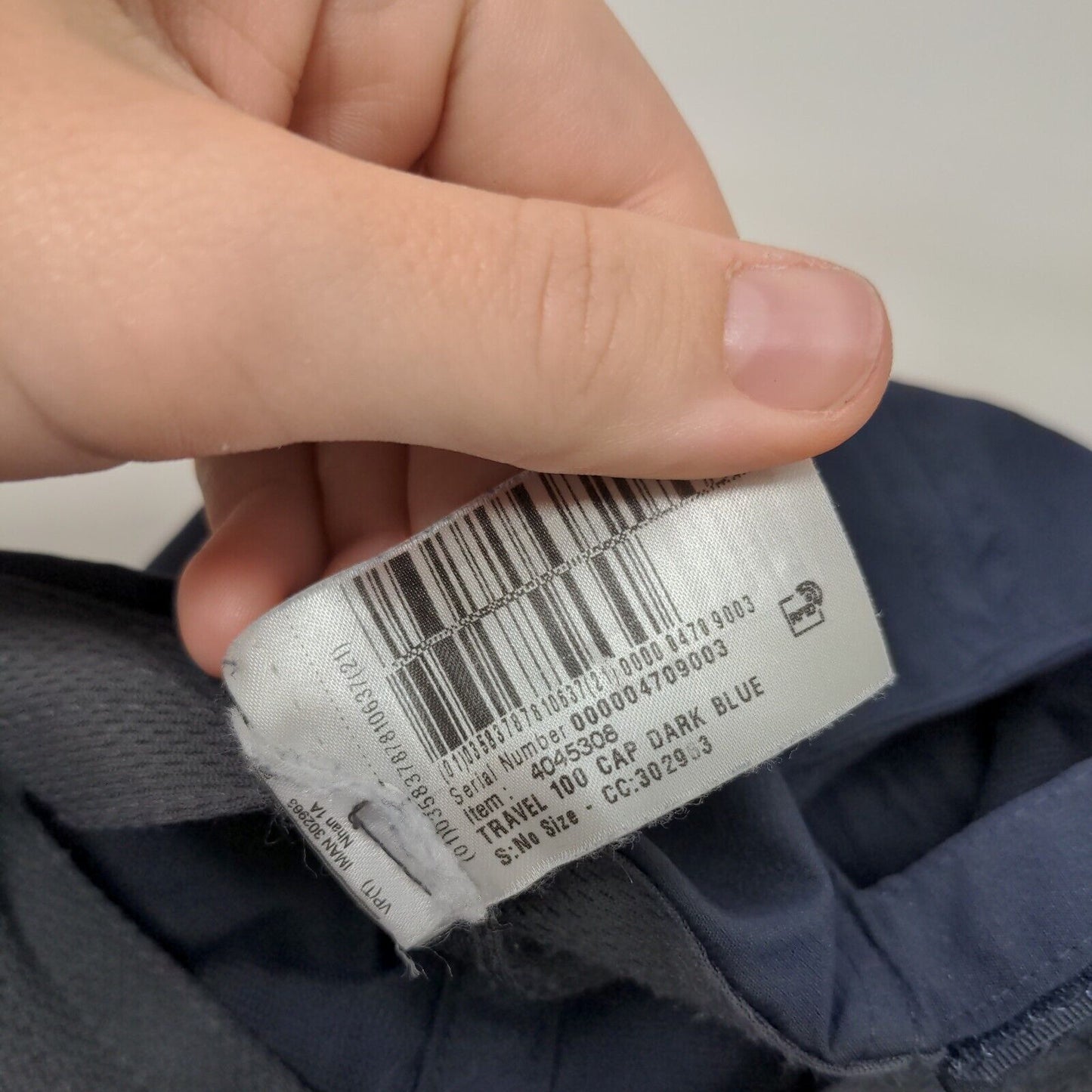 Forclaz Strapback Hat Dark Blue One Size Adjustable Solid 6 Panel