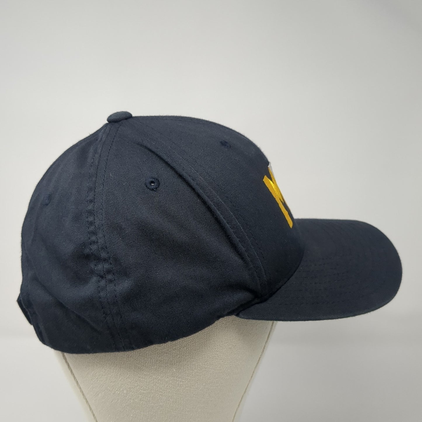 MYB Strapback Hat Blue One Size Adjustable Embroidered Pacific Headwear