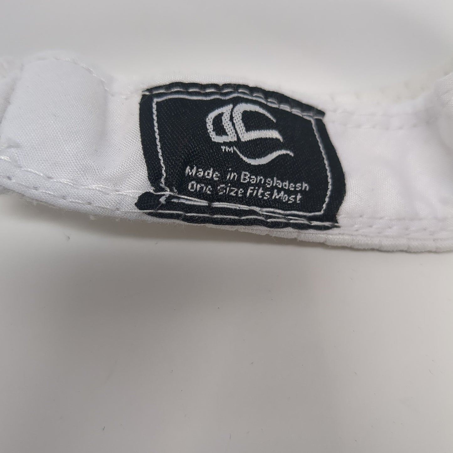 First State Community Bank Sun Visor Hat White One Size Adjustable Outdoor Cap