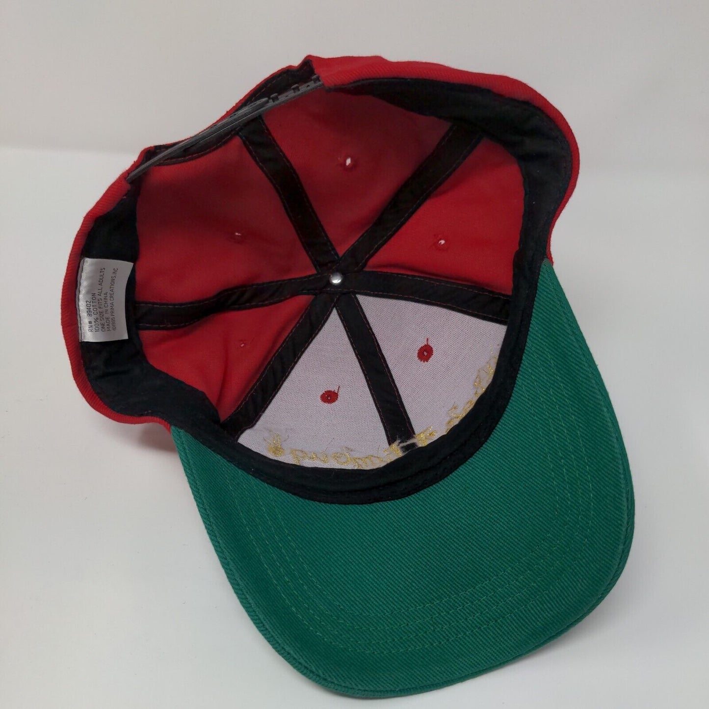 Bah Humbug Adult Snapback Hat Multicolor OSFA Adjustable Embroidered Cotton