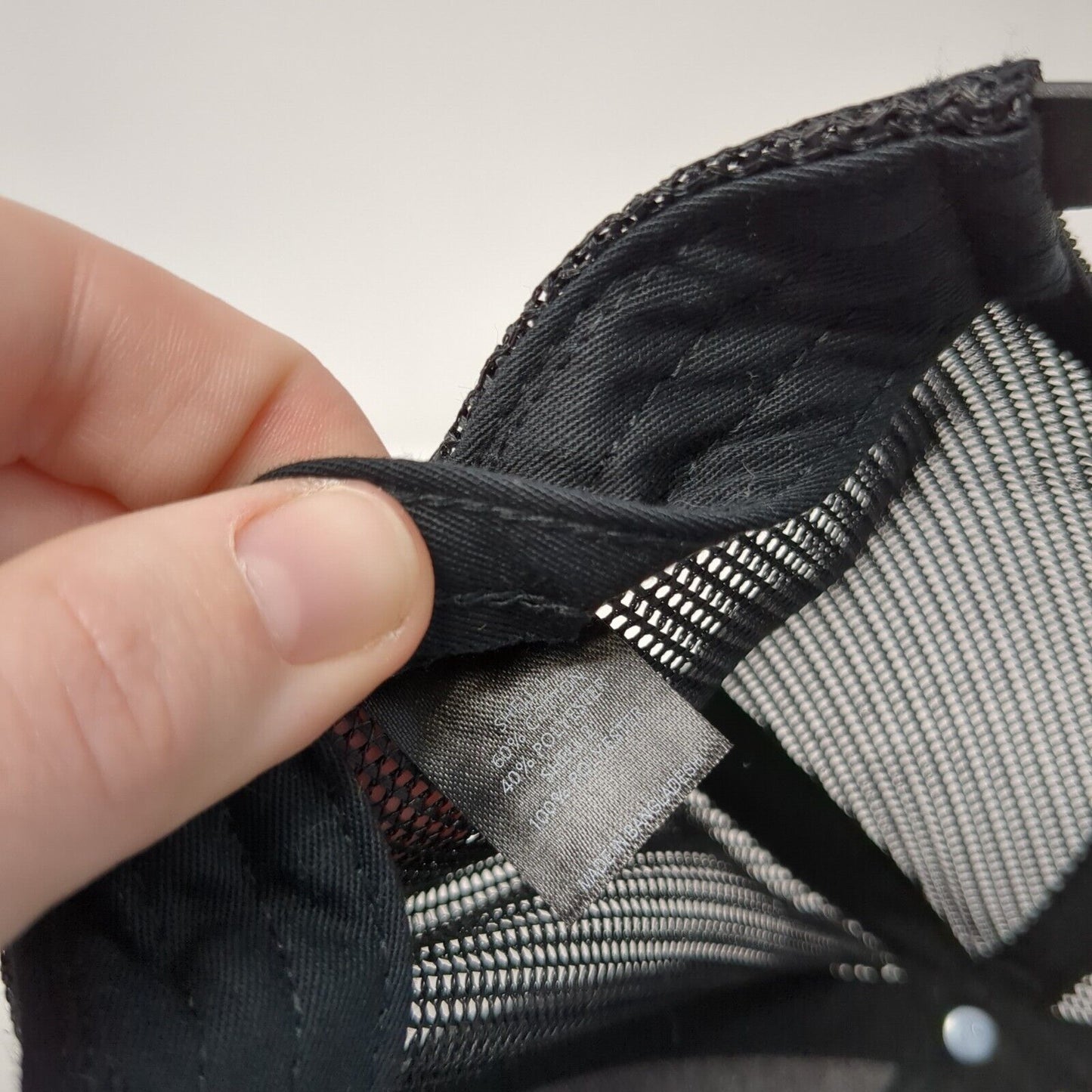 Fireside Pine USA Flag Snapback Trucker Hat Gray One Size Mesh Back