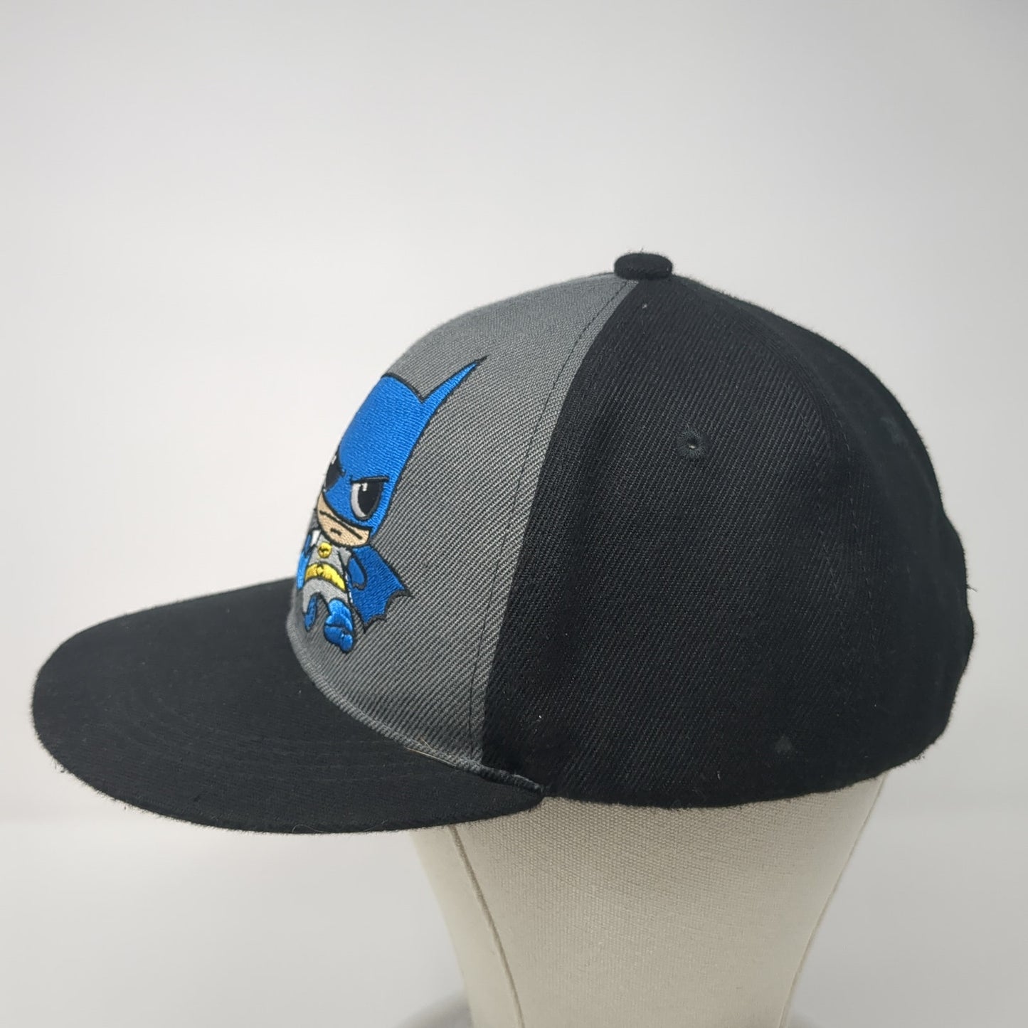 Batman Snapback Hat Multi One Size Adjustable Embroidered Six Flags