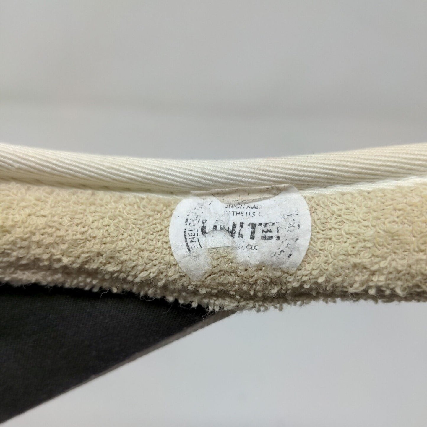 USGA Men's Sun Visor Hat Cap White Embroidered 2009 Senior Open Crooked Stick