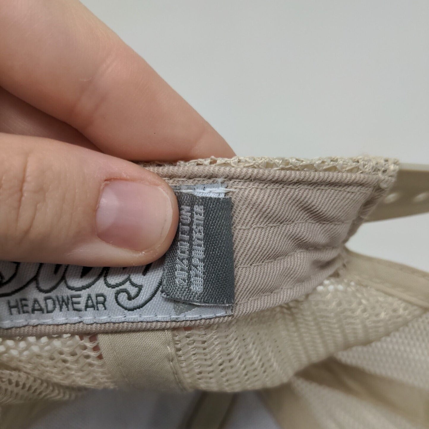 Ivory Headwear Snapback Trucker Hat Brown One Size Adjustable Patch Mesh Back