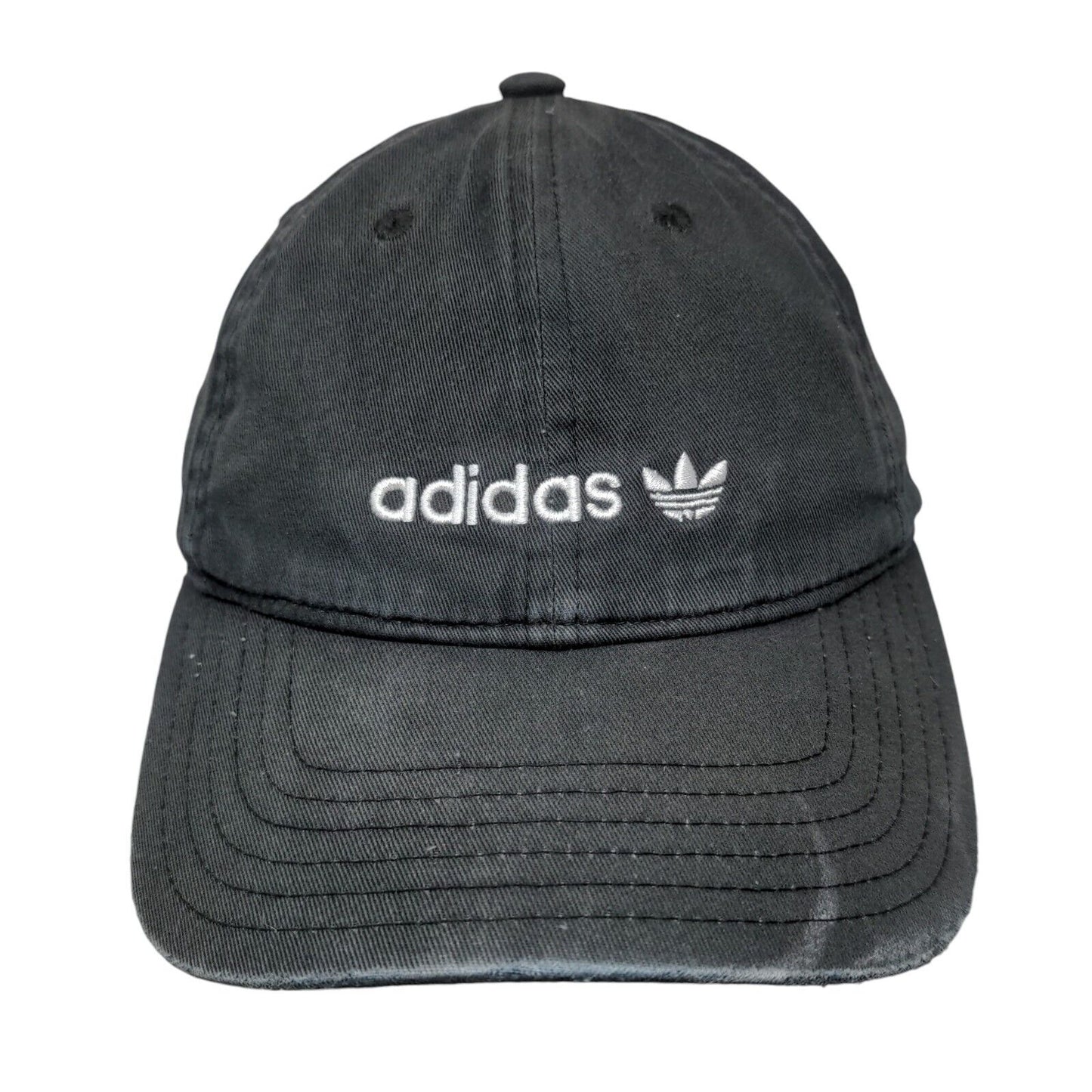 Adidas Trefoil Slideback Hat Blue One Size Adjustable Embroidered
