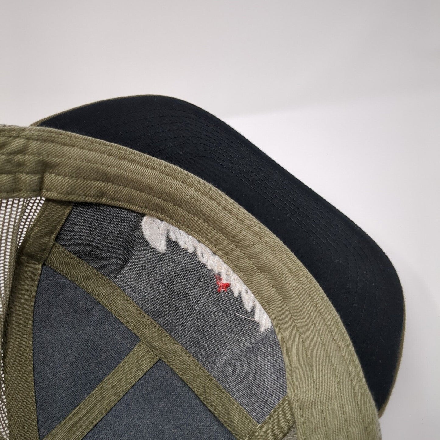 American Snapback Trucker Hat Multicolor OS Adjustable Mesh Back Richardson