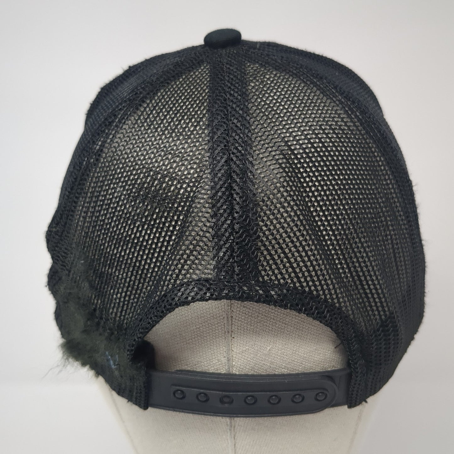 Cabela's Snapback Trucker Hat Black One Size Adjustable Mesh Back Bass Pro Shops