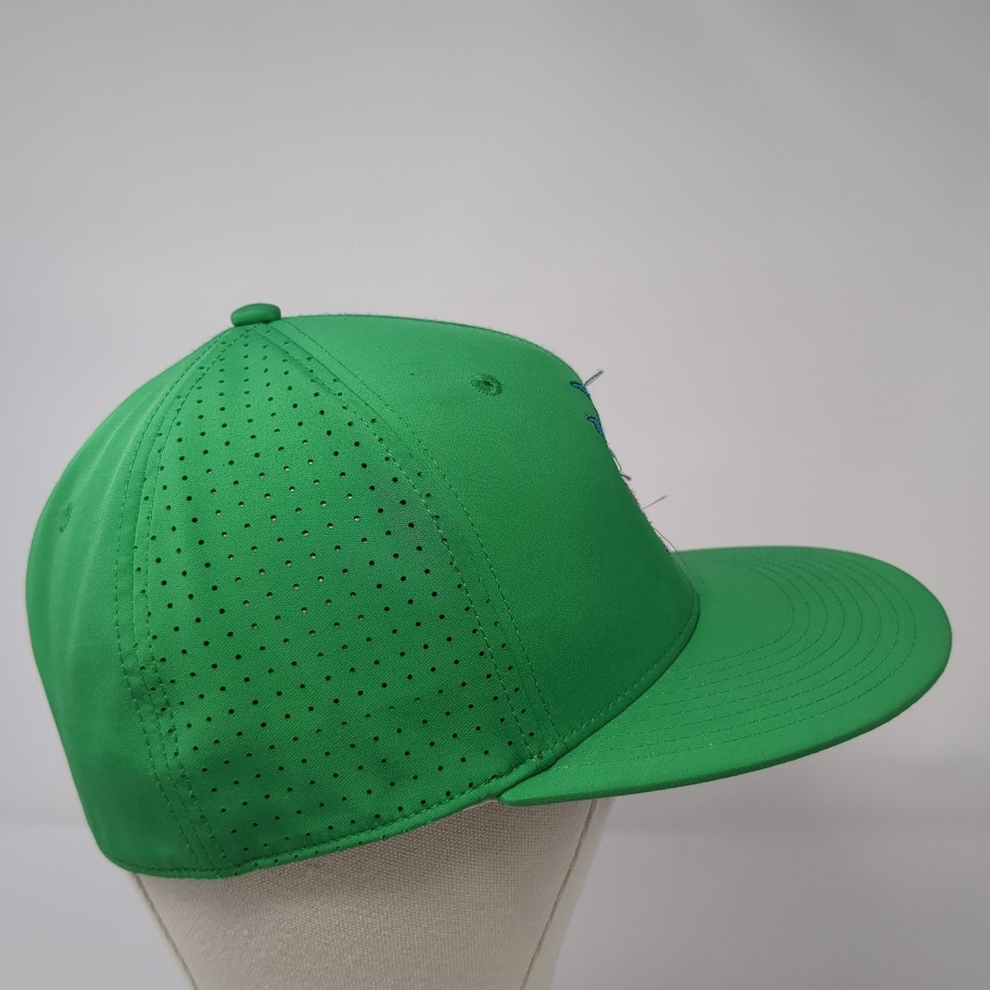 BBA Claws Fitted Hat Green Medium Embroidered Logo Laser Cut The Game