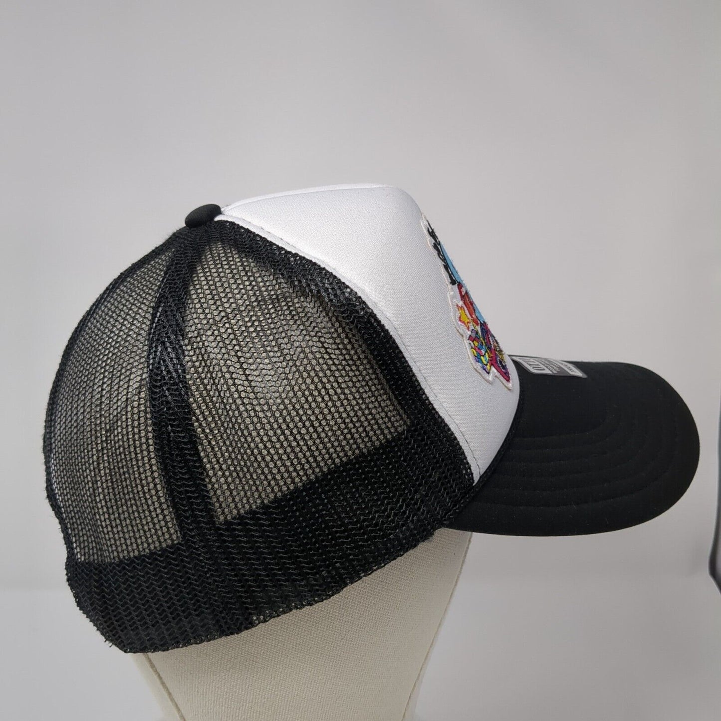 Back To The 80's Snapback Trucker Hat Black One Size Adjustable Embroidered Otto