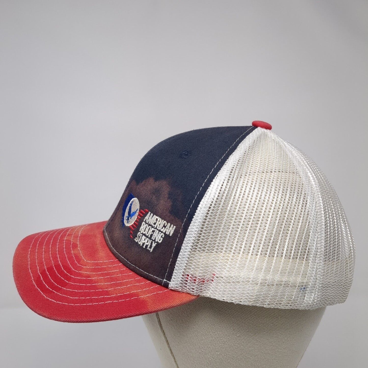 American Roofing Supply Snapback Trucker Hat Multi One Size Mesh Back