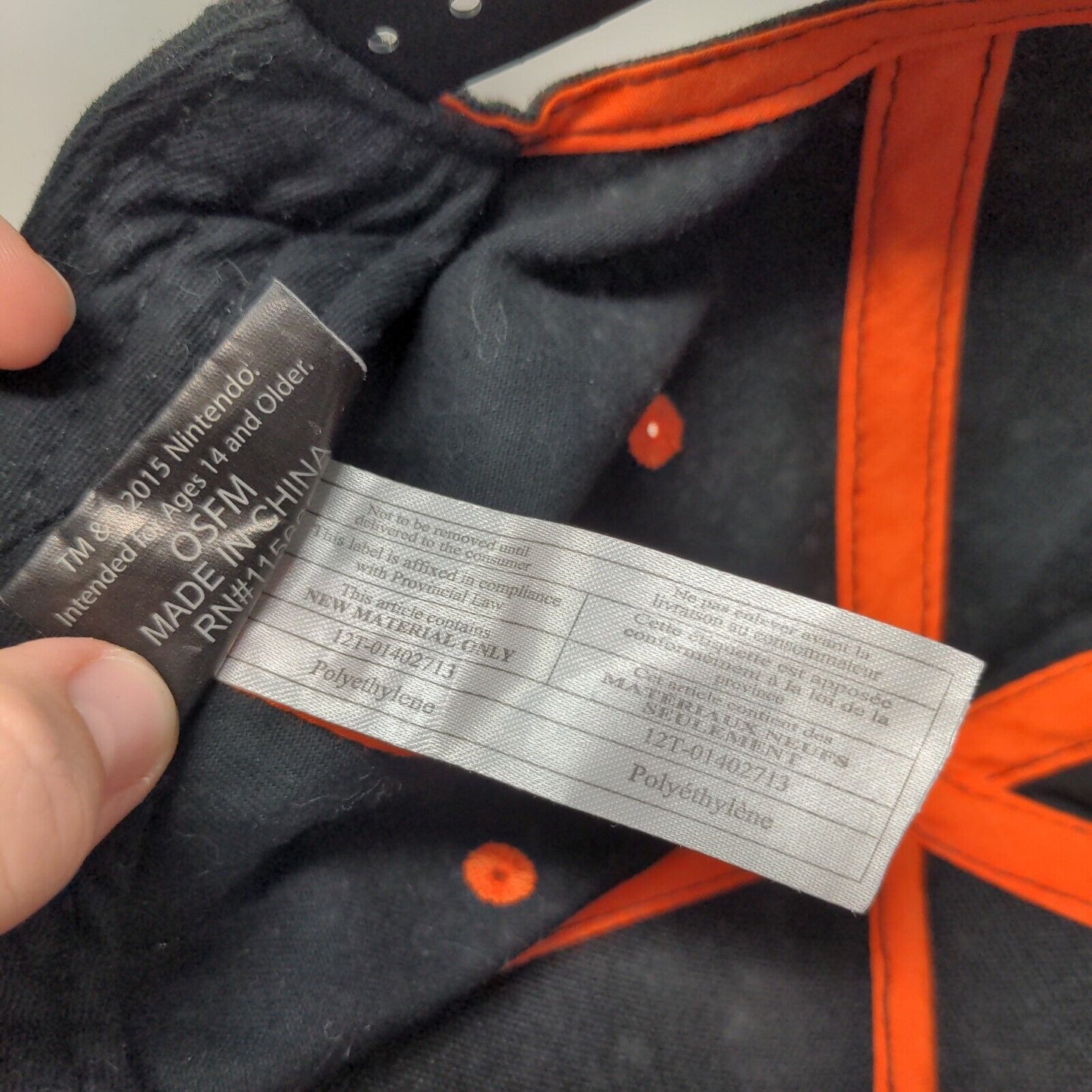 Nintendo NES Controller Snapback Hat Black OSFM Adjustable Embroidered 6 Panel