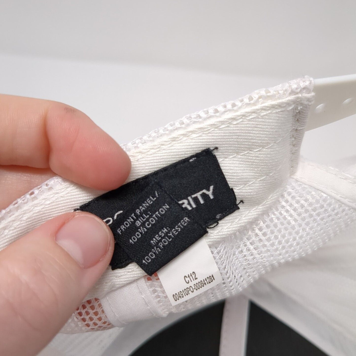 ZOA Energy Snapback Trucker Hat Red One Size Adjustable Mesh Back Port Authority