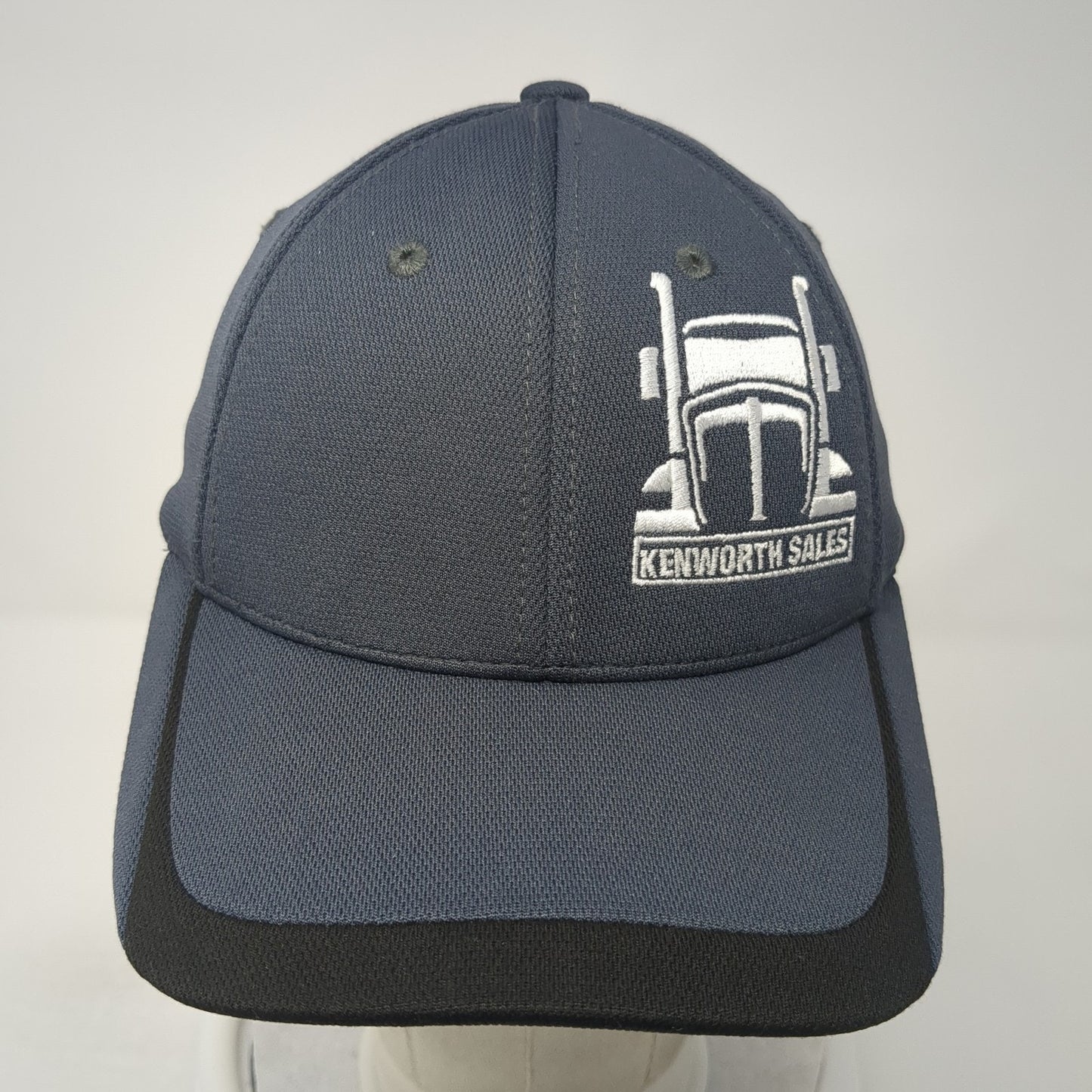 Kenworth Sales Strapback Baseball Cap Gray One Size Adjustable Embroidered