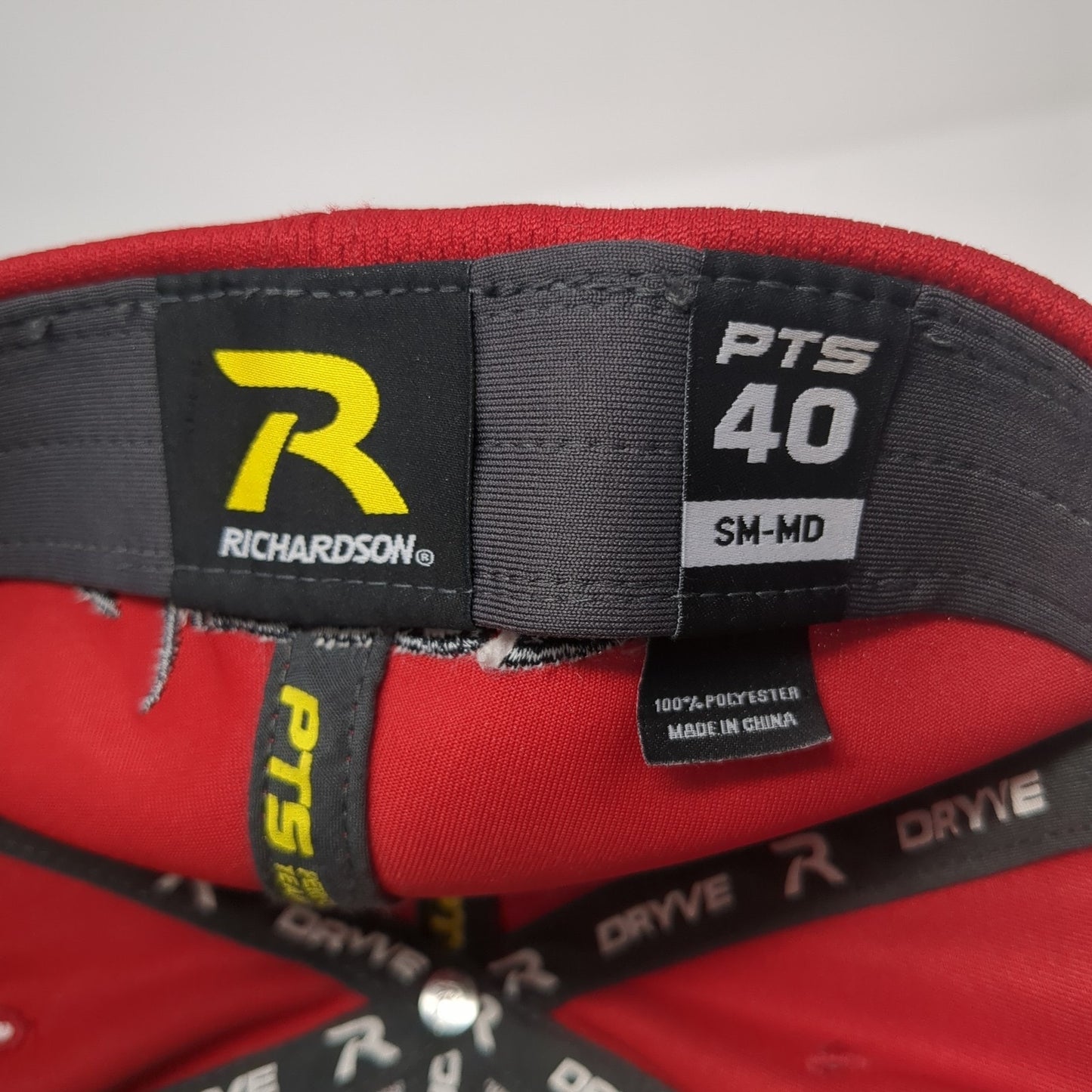 Viper5 99 Fitted Baseball Cap Red Medium Embroidered PTS 40 Richardson