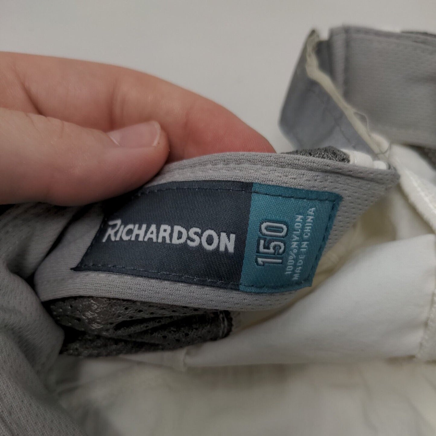 Richardson 150 Strapback 5 Panel Hat White One Size Colorblock Running