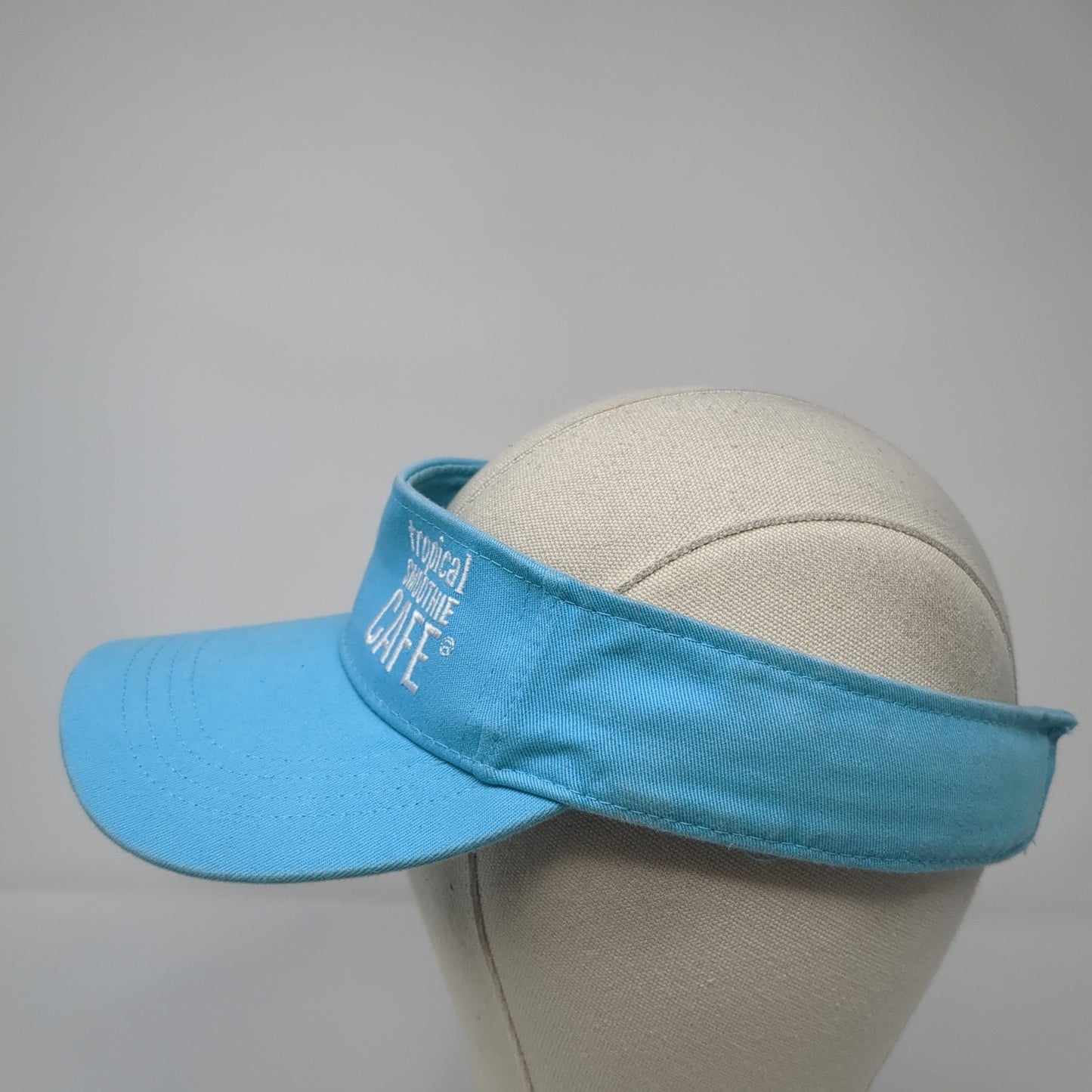 Tropical Smoothie Cafe Strapback Visor Hat Blue One Size The Icebox