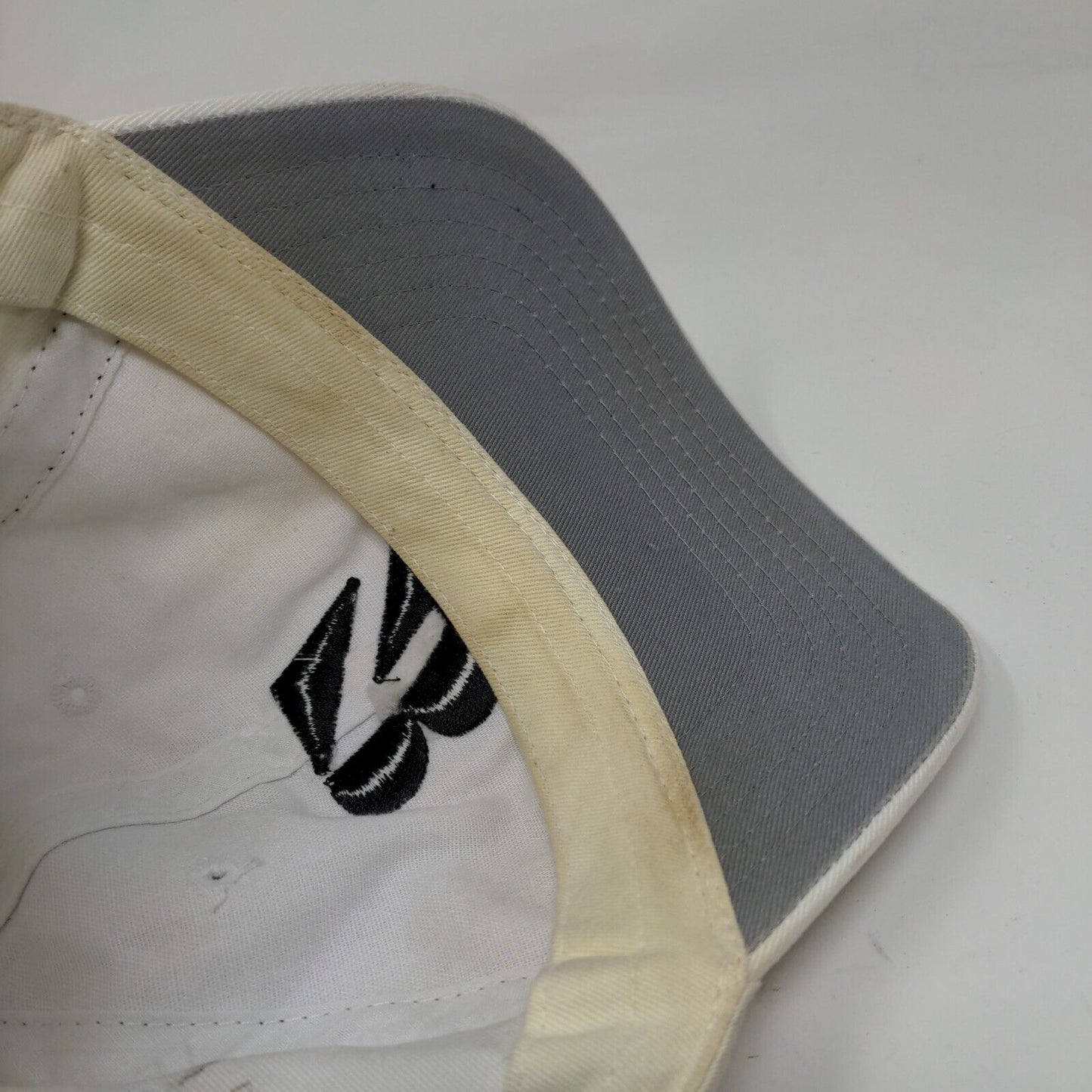 Bridgestone Golf Slideback Hat White One Size Embroidered Adjustable
