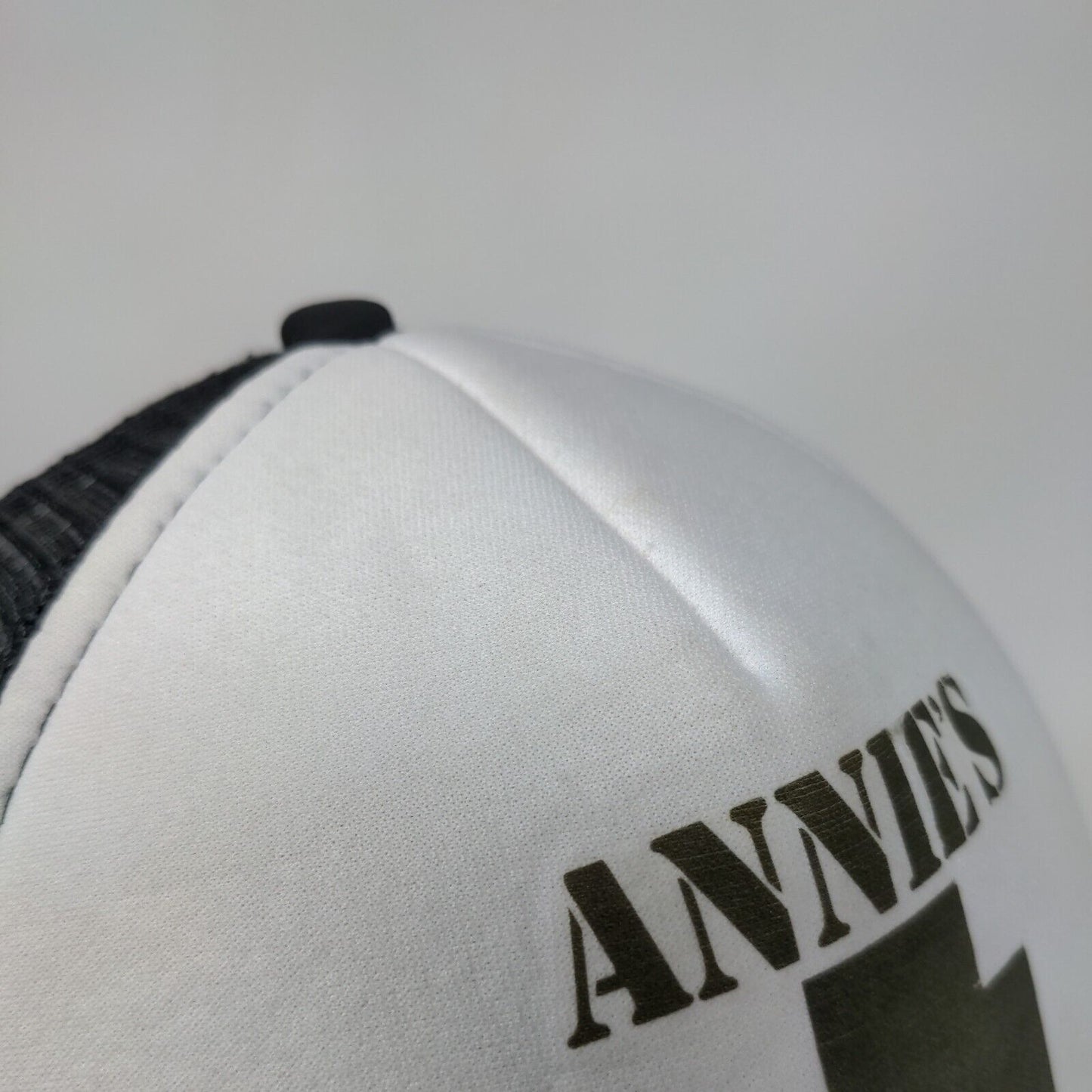 Annie's Army Snapback Trucker Hat Black OSFM Adjustable Mesh Back Rope Otto