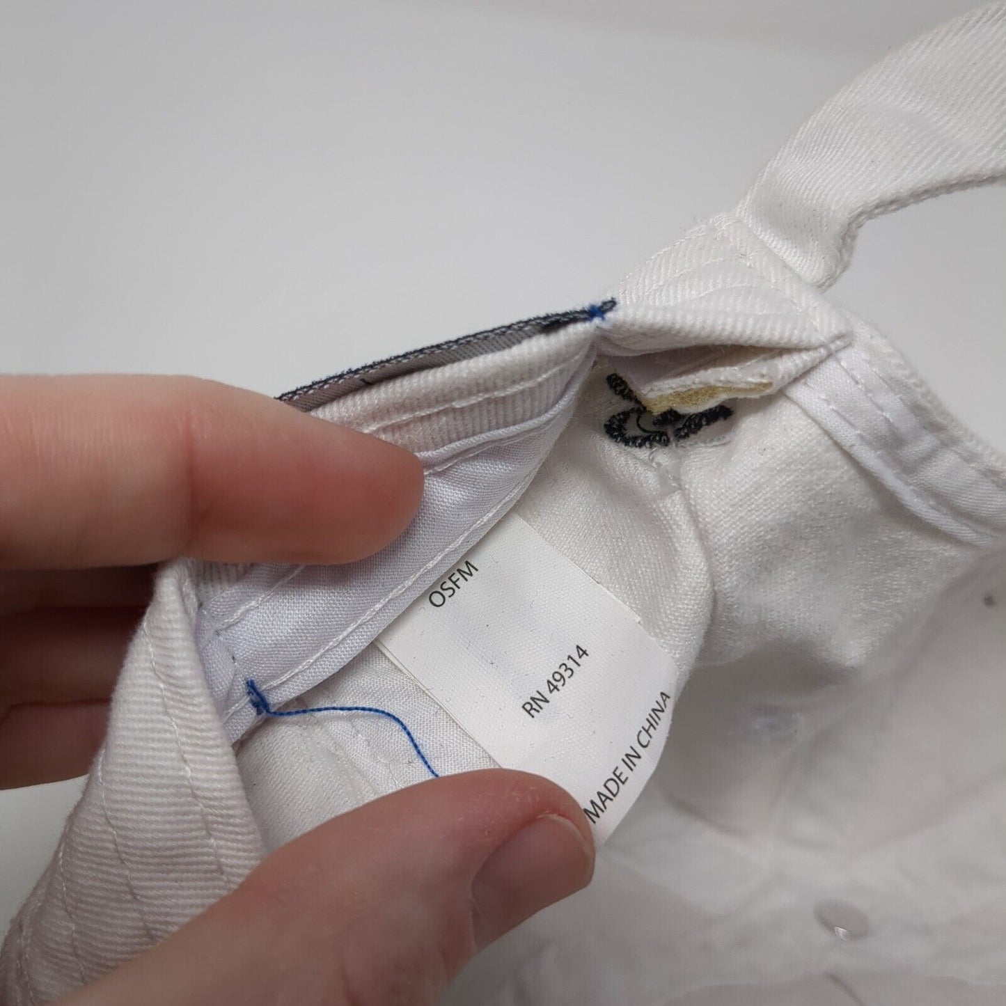 Roche Harbor Est. 1886 Slideback Hat White One Size Adjustable Embroidered Gear