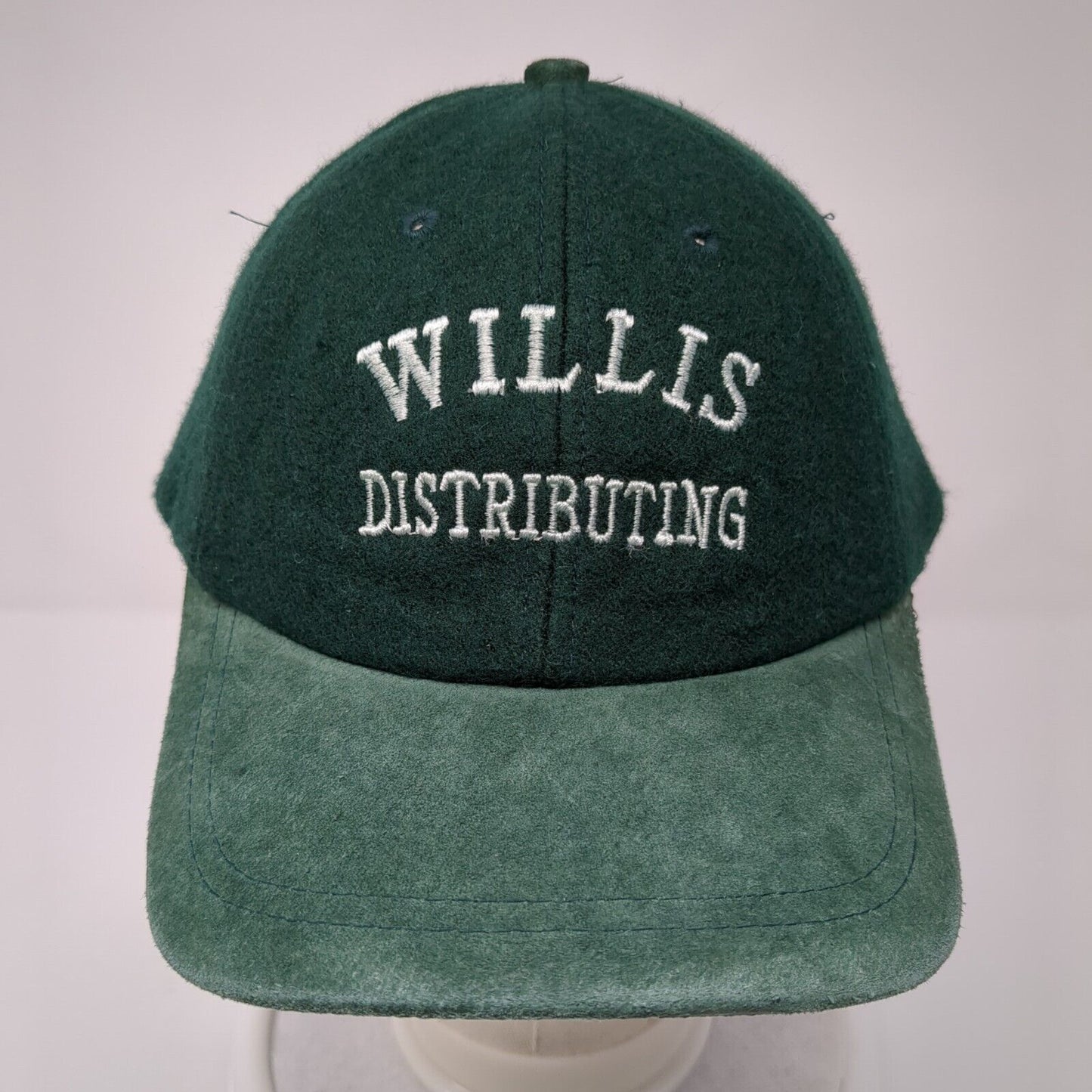 Willis Distributing Slideback Hat Green One Size Adjustable Embroidered Mega Cap