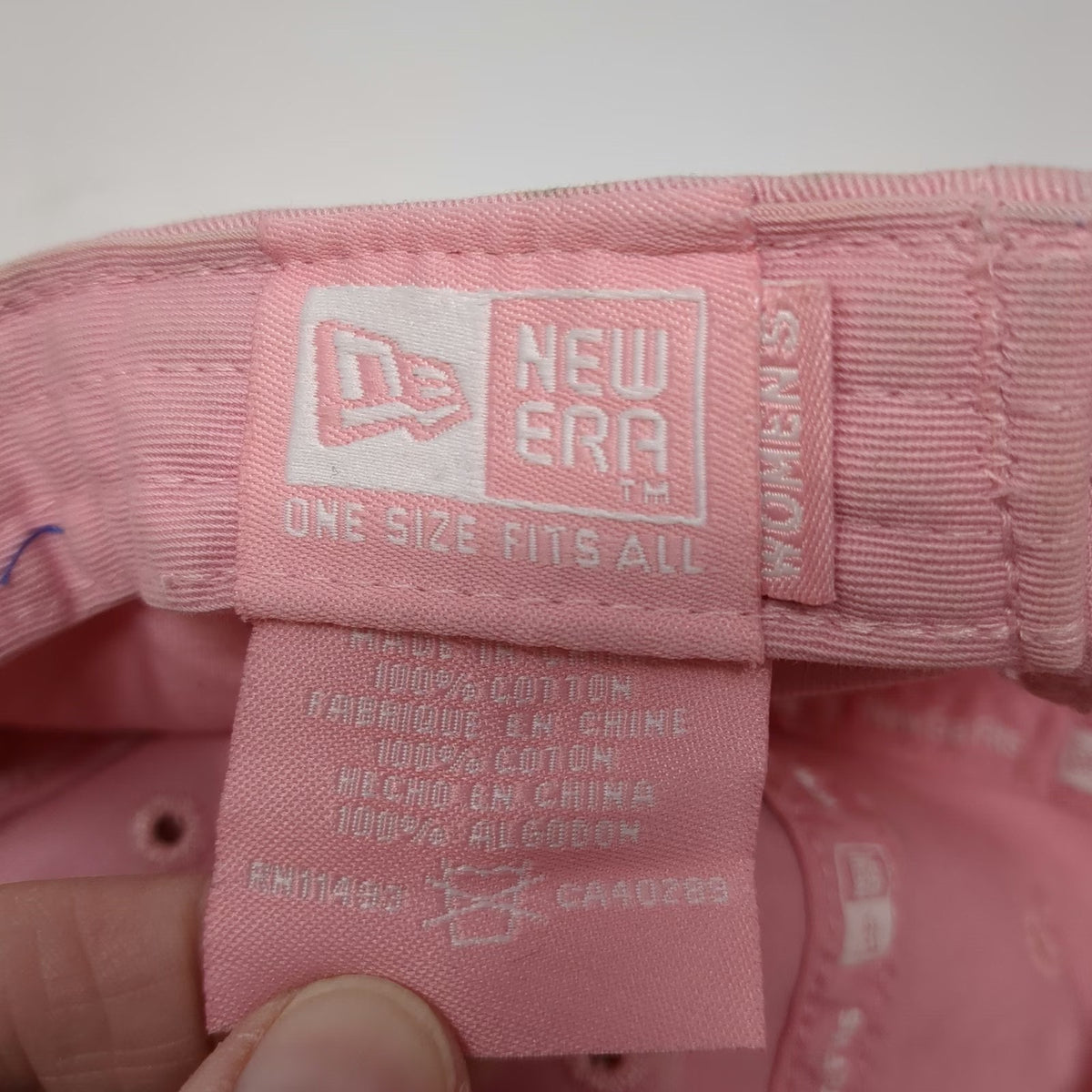 New Era Seattle Mariners MLB Baseball Cap Pink Women's Breast Cancer Ribbon Hat
