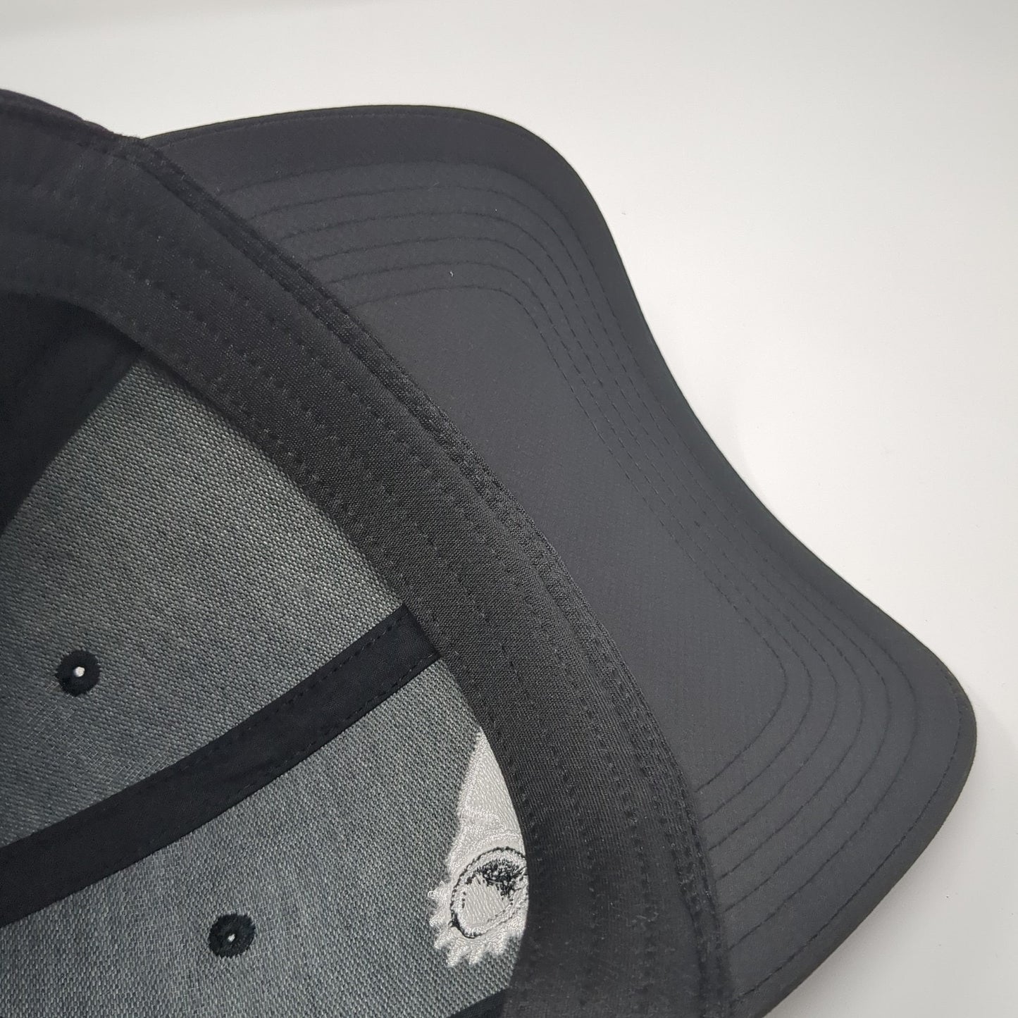 Shadow Ridge Strapback Baseball Cap Black One Size Adjustable Embroidered Ahead