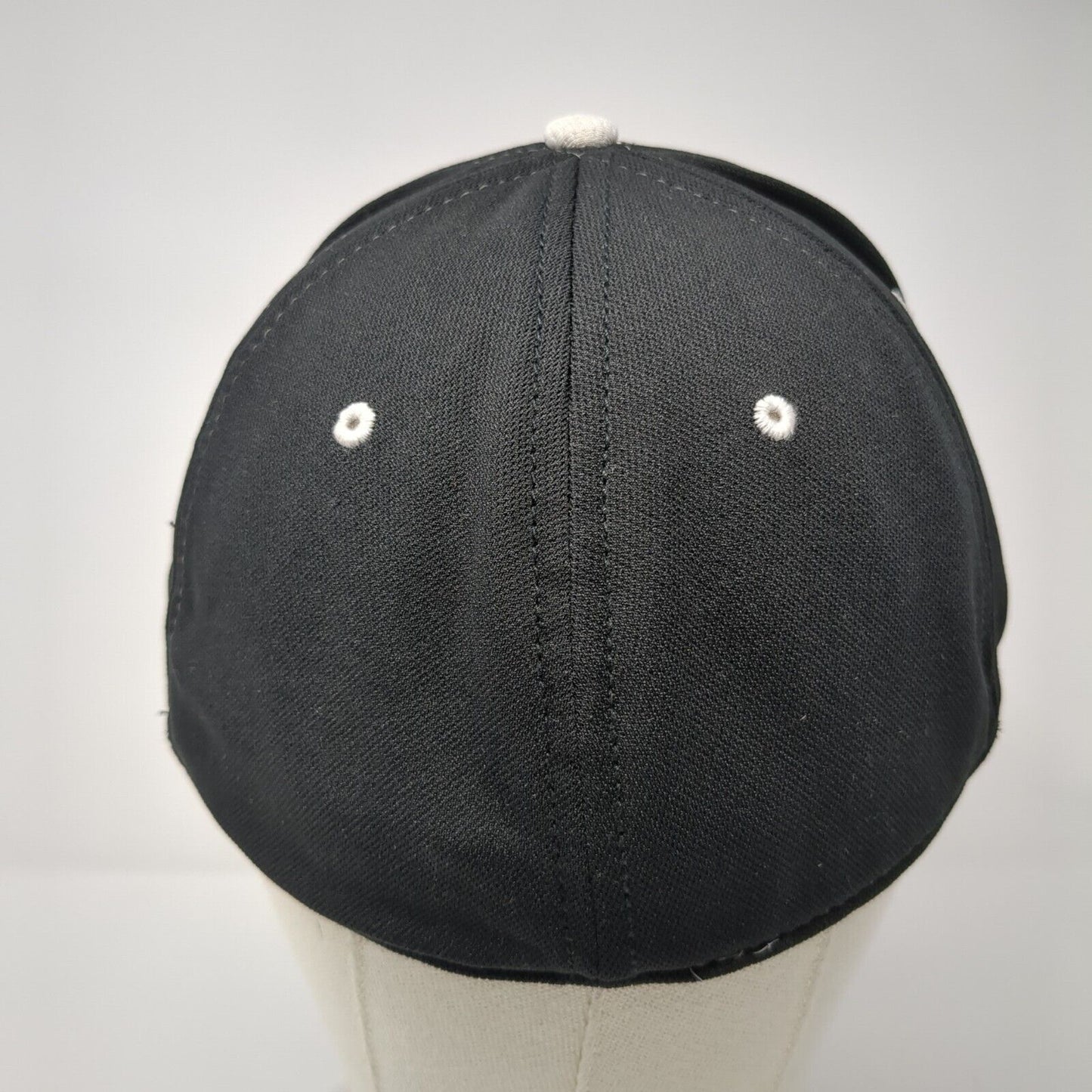 CI Fitted Hat Black Large Embroidered A-Flex Under Armour 6 Panel
