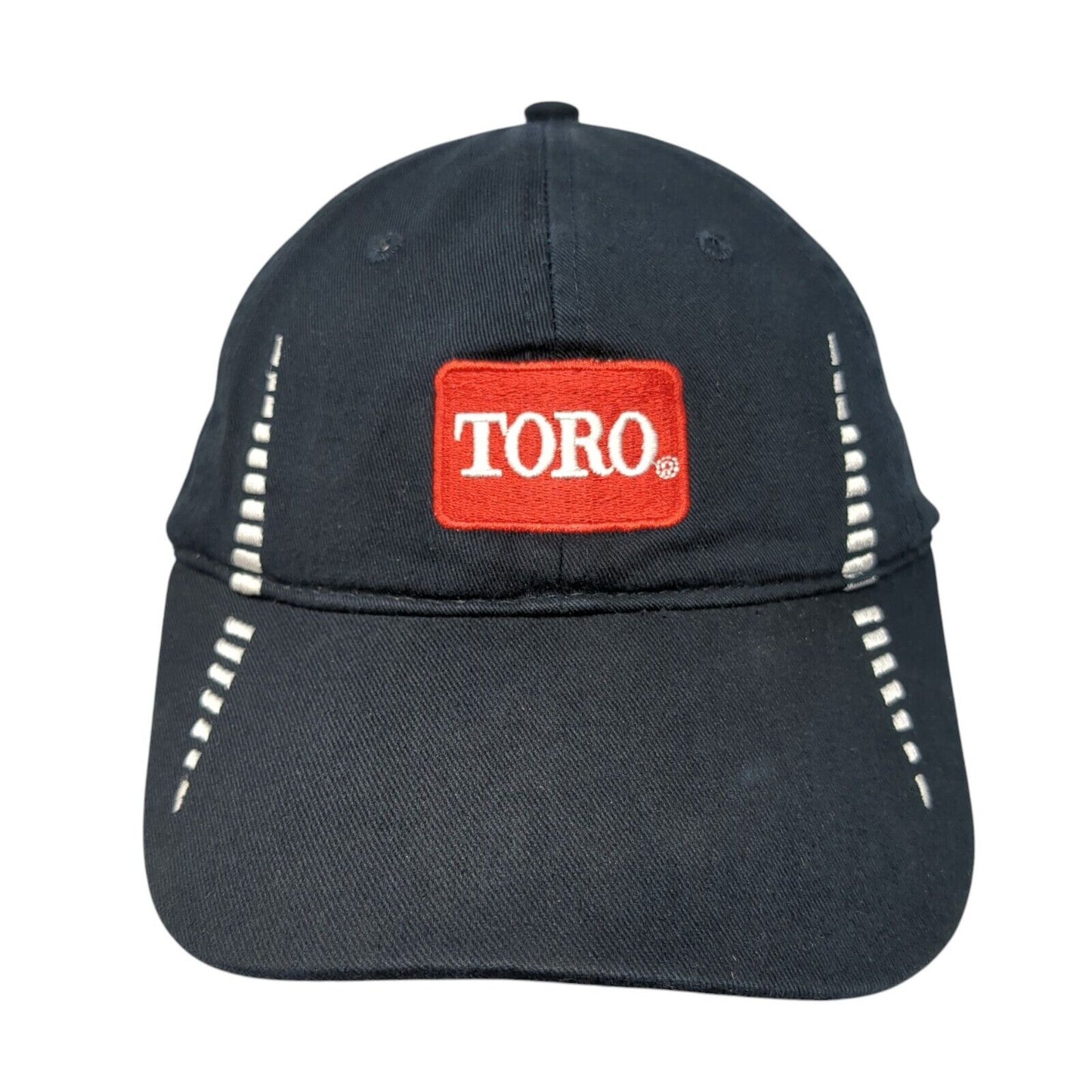 TORO MTI Distributing Slideback Hat Black OS Adjustable Embroidered 6 Panel