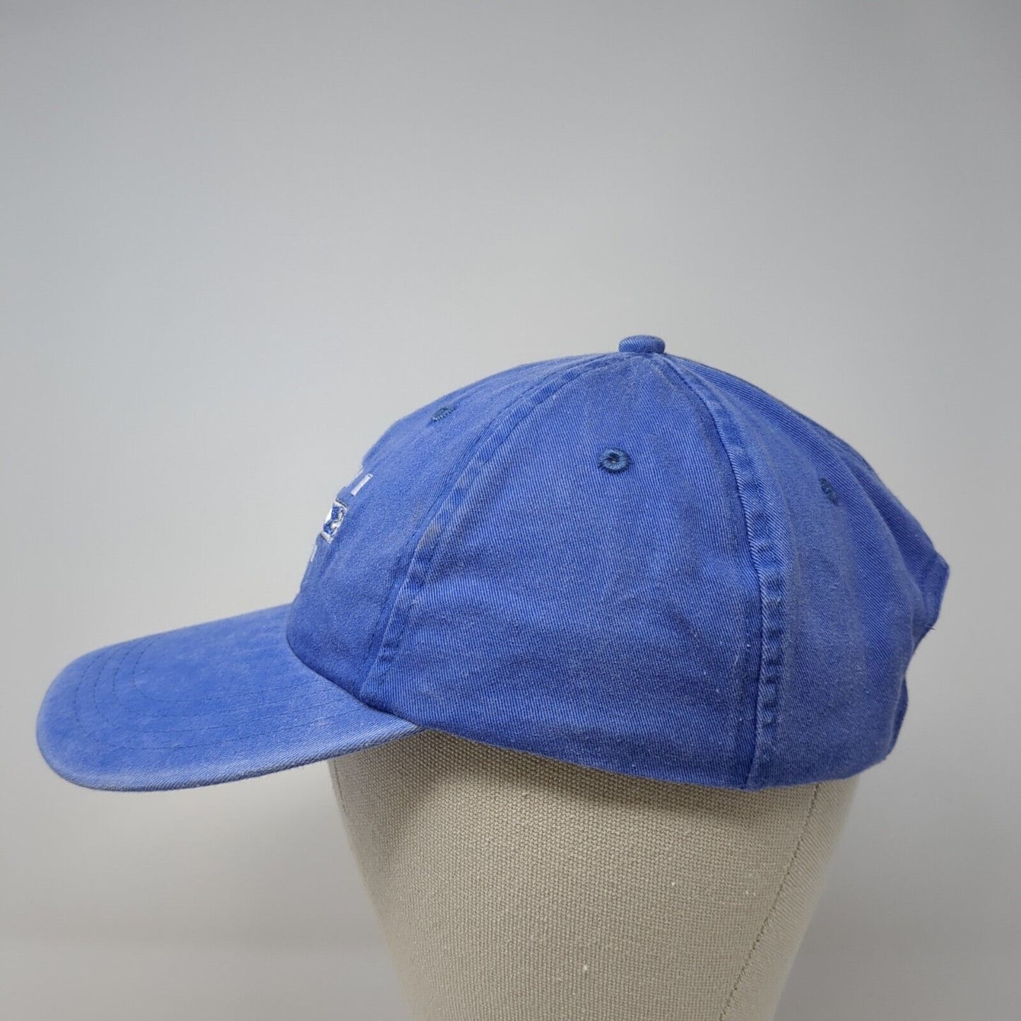 Maui Hawaii Slideback Hat Blue One Size Embroidered Palm Tree Ahead