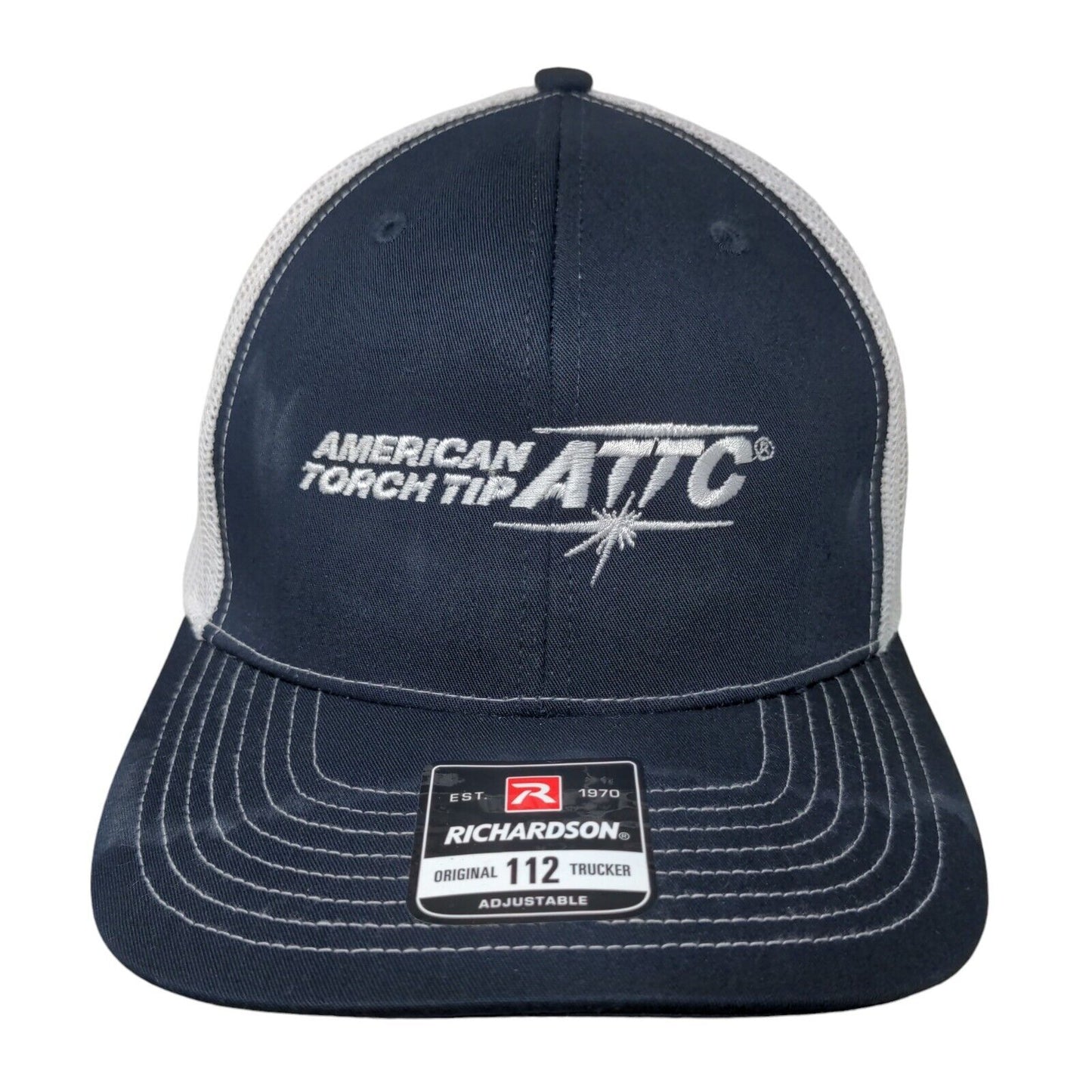 American Torch Tip ATTC Snapback Trucker Hat Blue OS Embroidered Richardson