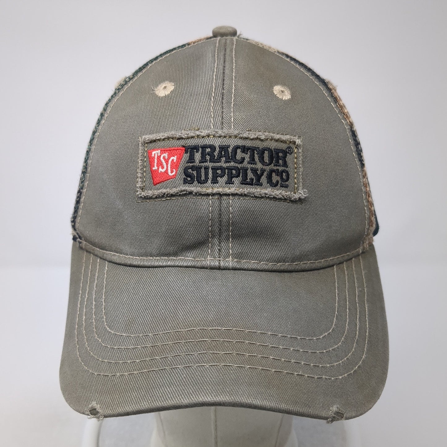 Tractor Supply Co Strapback Trucker Hat Multi One Size Mesh Back Camo