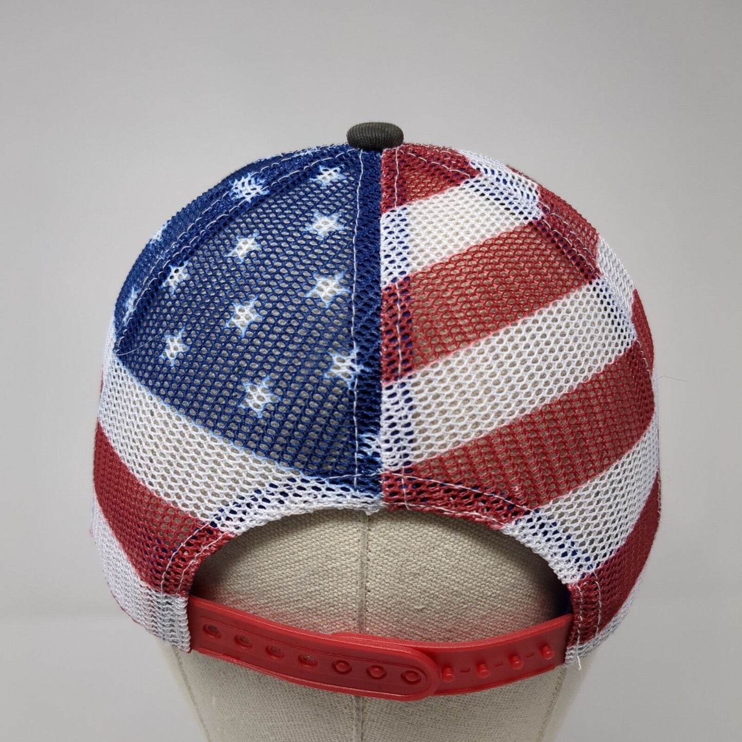 Ford Built Tough Snapback Trucker Hat Camouflage One Size Adjustable Patriotic