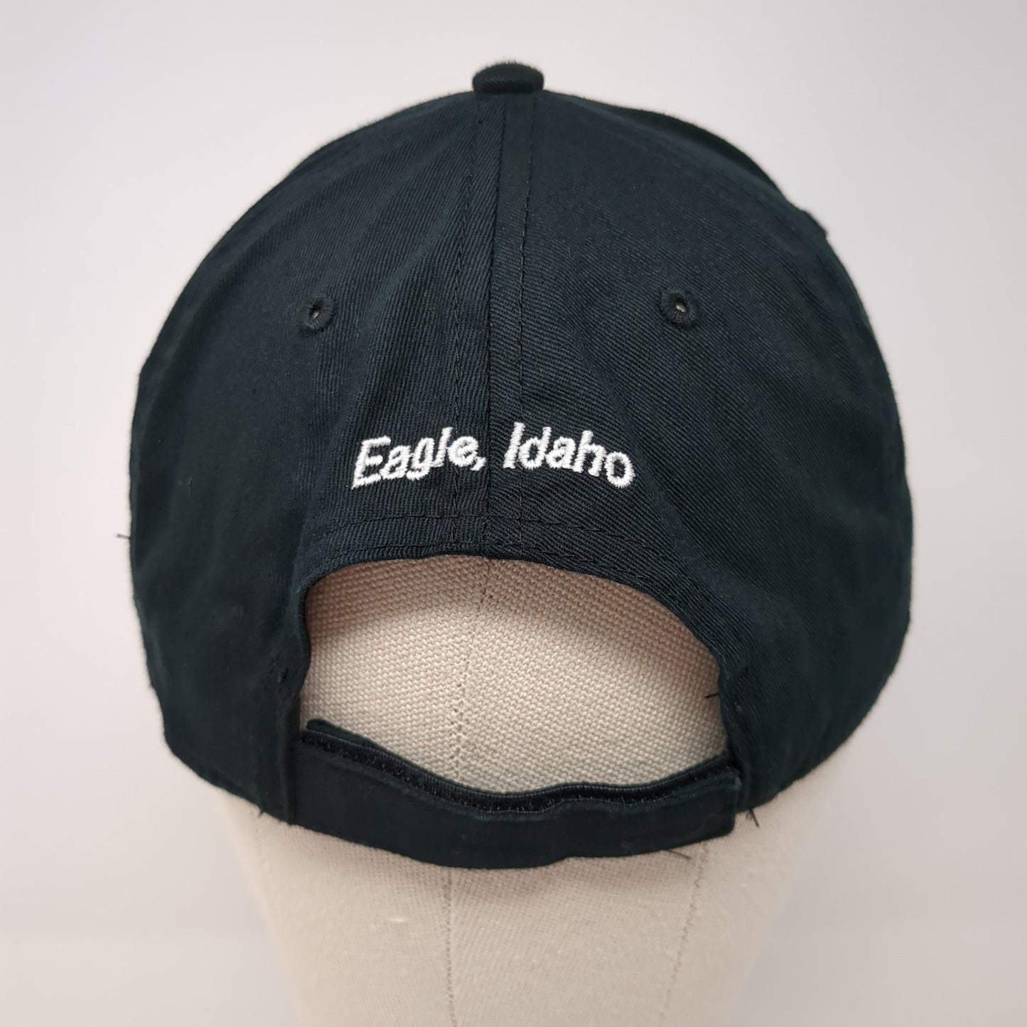 Duck Alley Derby Eagle Idaho Strapback Hat Black One Size Adjustable Otto