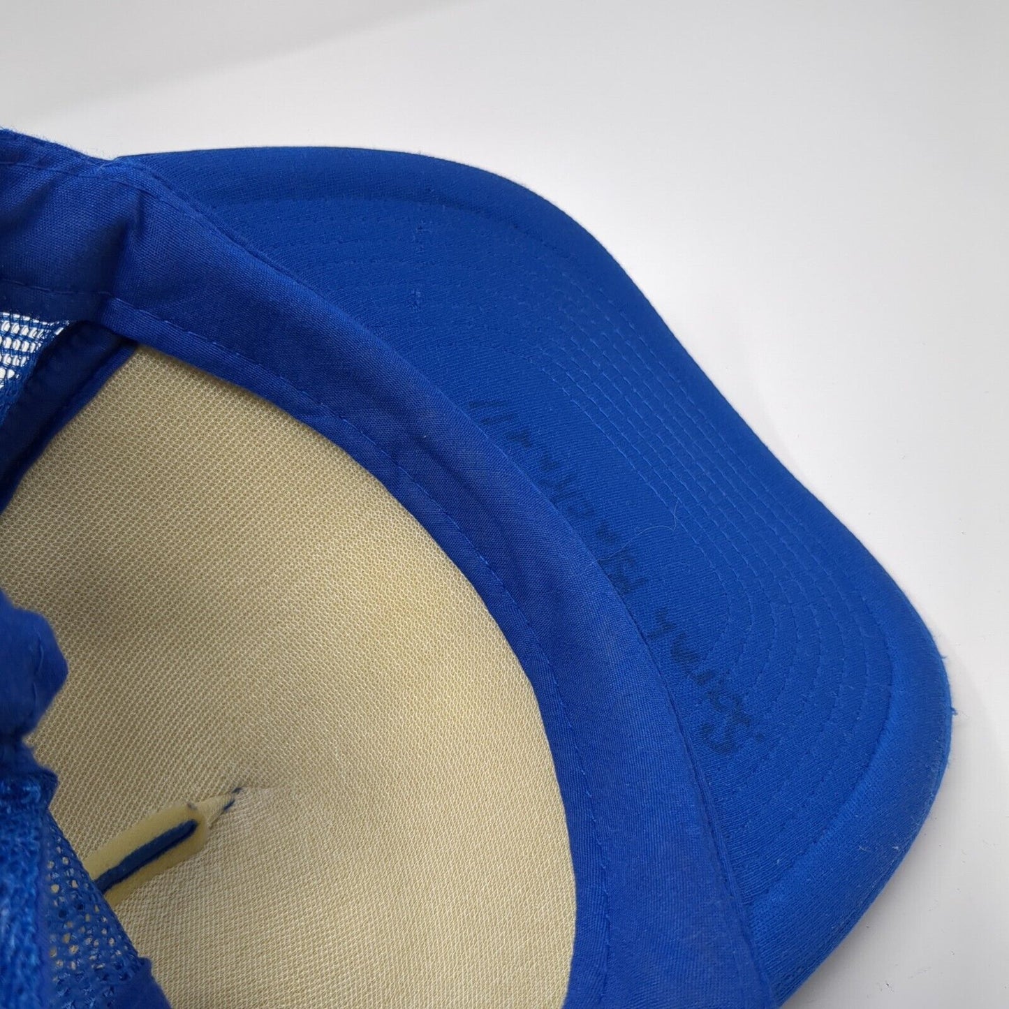 Farmington Parks Snapback Rope Trucker Hat Blue One Size Mesh Back