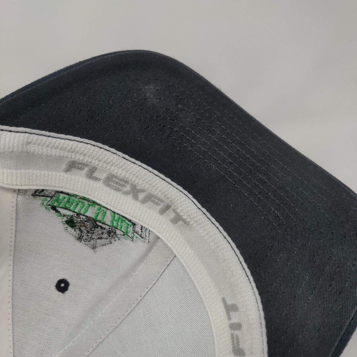 Haul It All Pros Fitted Mesh Back Hat Black L/XL Flexfit Sport-Tek