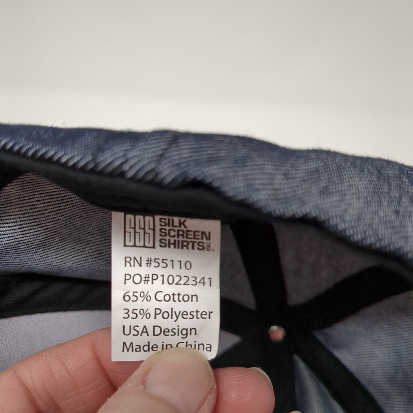 Sprouts Farmers Market Strapback Baseball Cap Blue OS Adjustable Embroidered