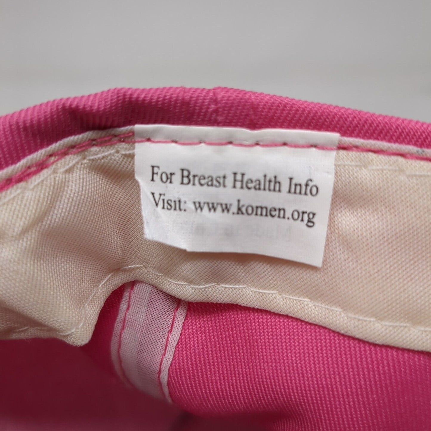 Race For The Cure Survivor Strapback Hat Pink OSFA Susan G. Komen